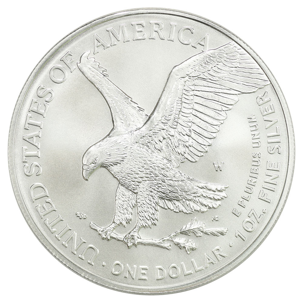 2020-W $1  Silver Eagle, Burnished MS64 thumbnail 25