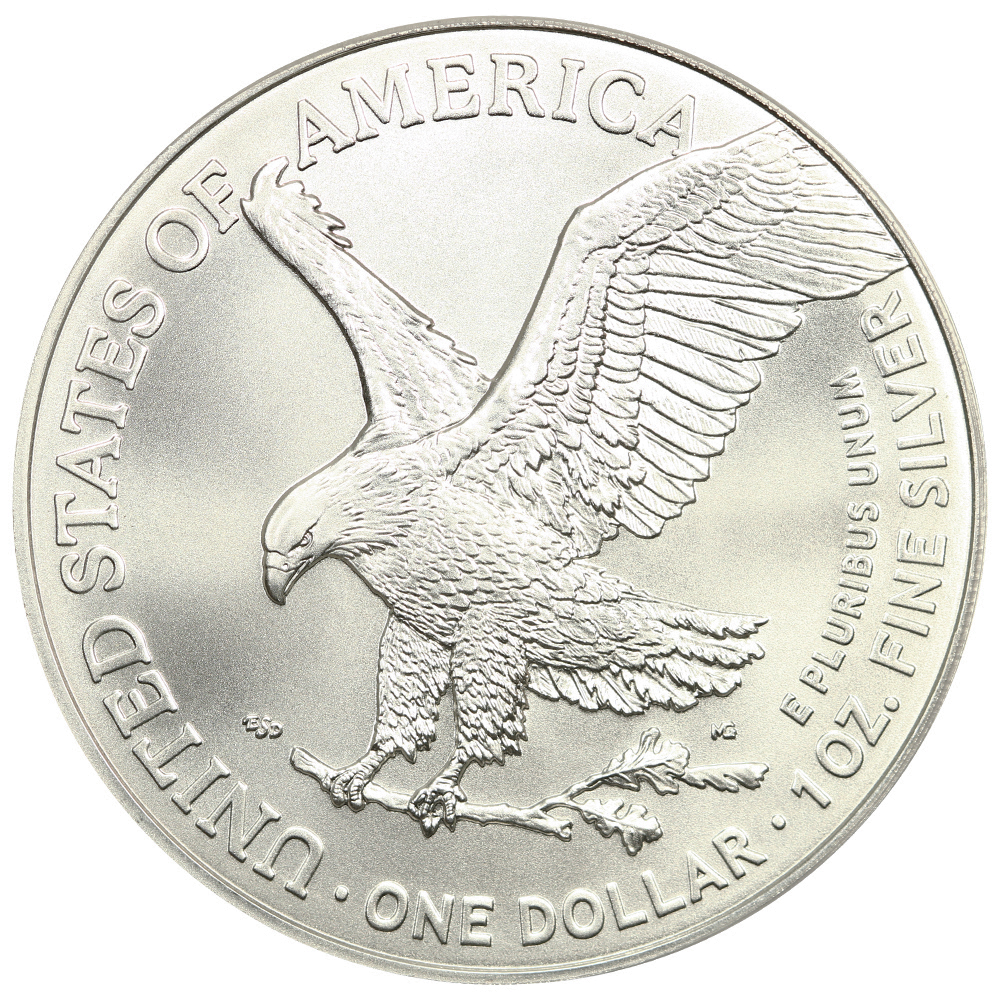 2020-(W) $1  Silver Eagle, Struck at West Point Mint MS66 thumbnail 7