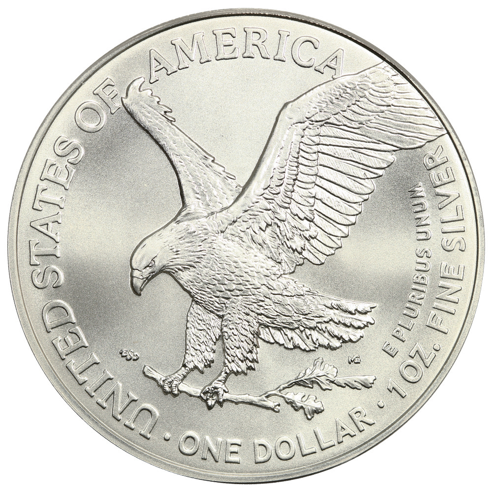 2020-(W) $1  Silver Eagle, Struck at West Point Mint MS66 thumbnail 11