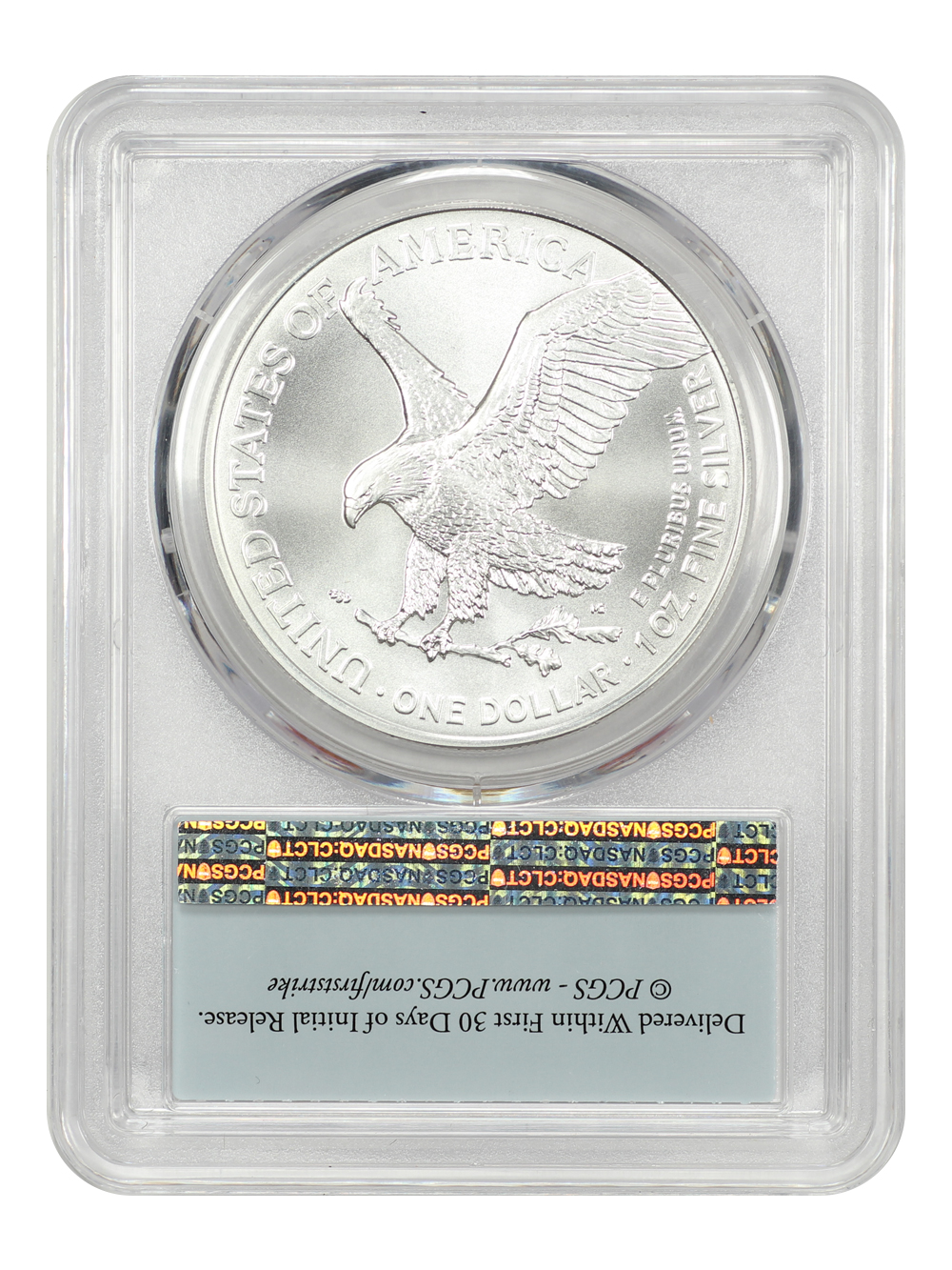 2020-(W) $1  Silver Eagle, Struck at West Point Mint MS66 thumbnail 13