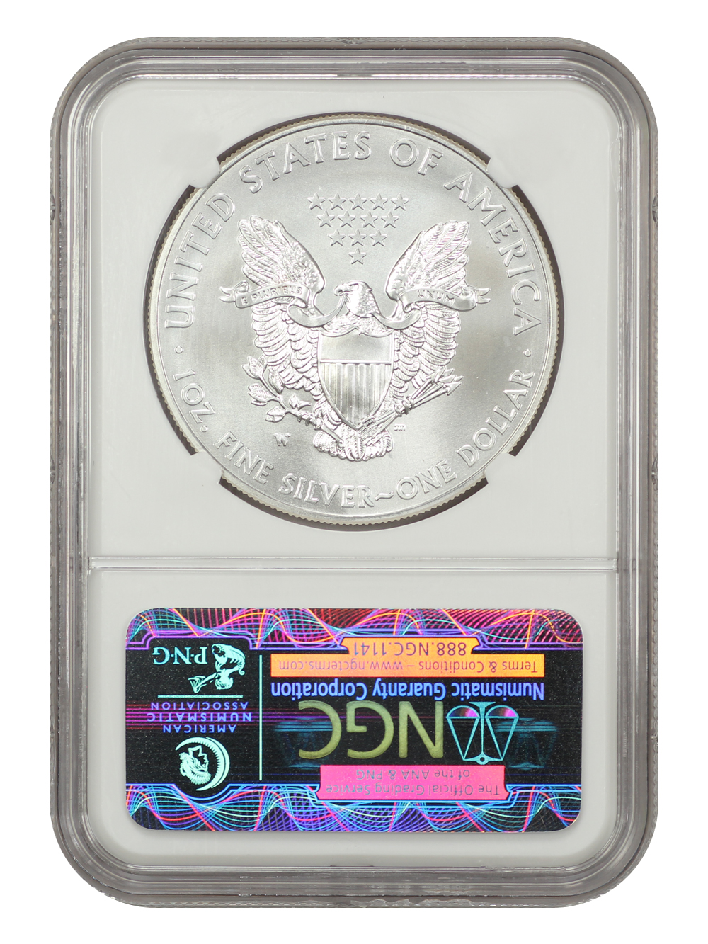 2012-(W) $1  Silver Eagle, Struck at West Point Mint MS70 thumbnail 22
