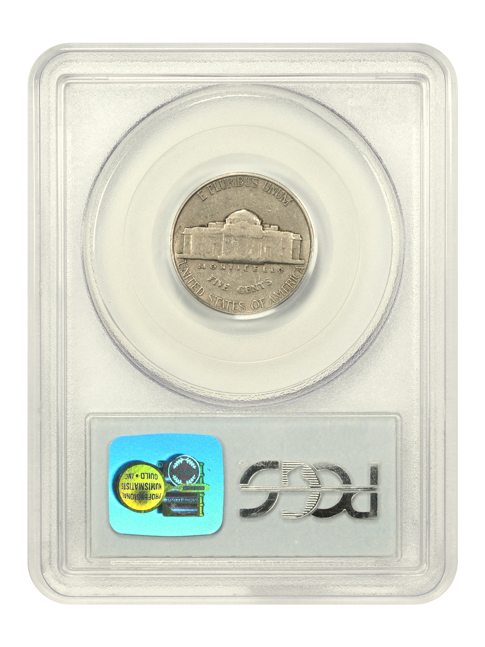 1939 5c Reverse of 1940, Doubled Monticello VF20 thumbnail 4