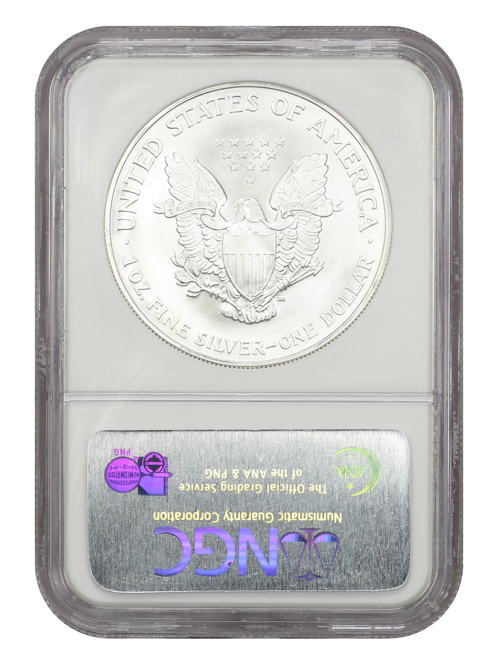 2005 $1  Silver Eagle MS69 CAC thumbnail 6