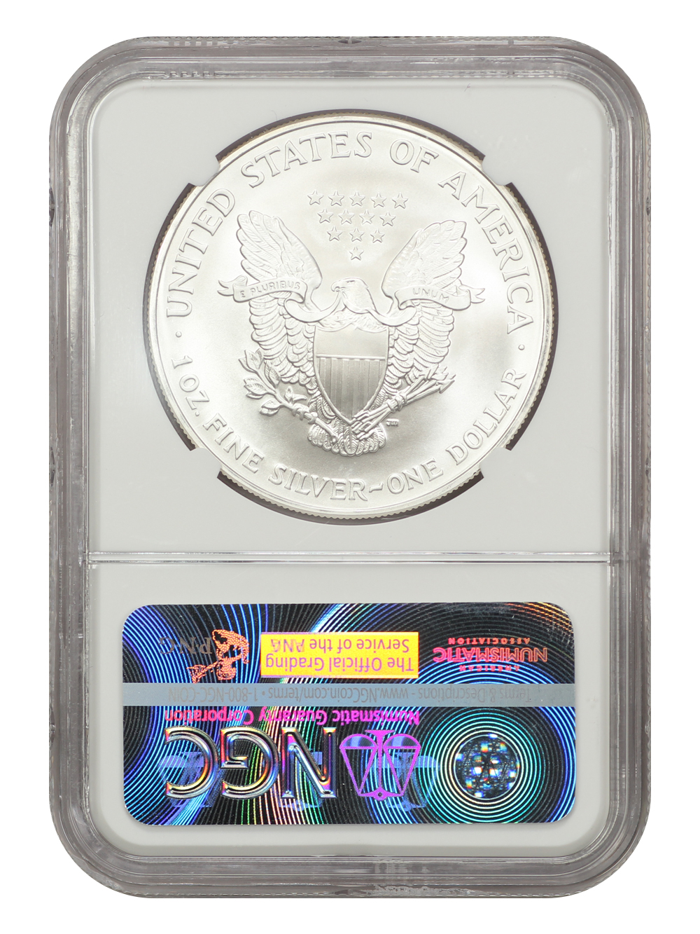 2007 $1  Silver Eagle MS69 thumbnail 4