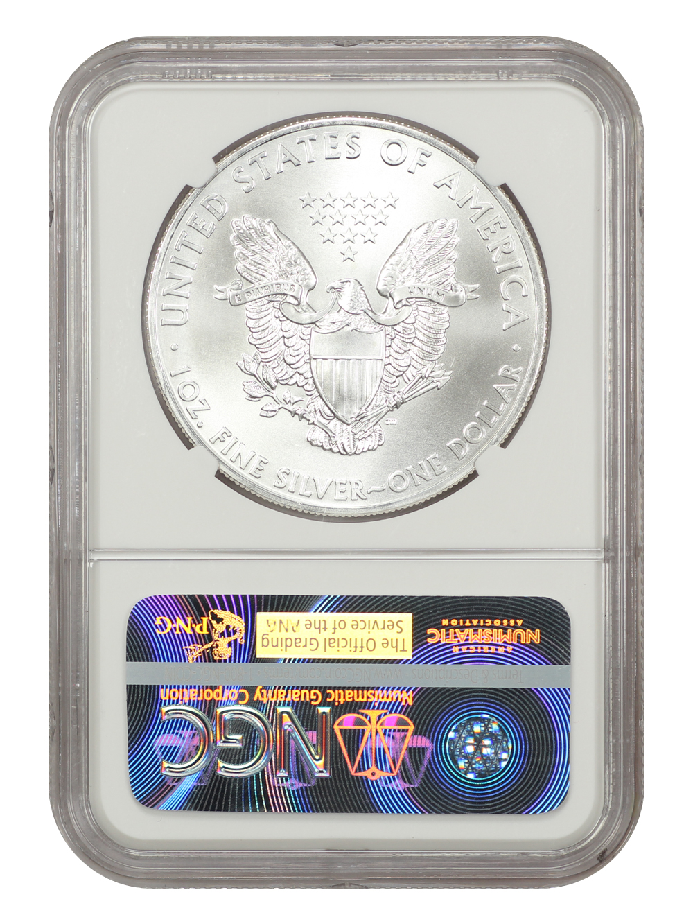 2011 $1  Silver Eagle, 25th Anniversary MS64 thumbnail 10