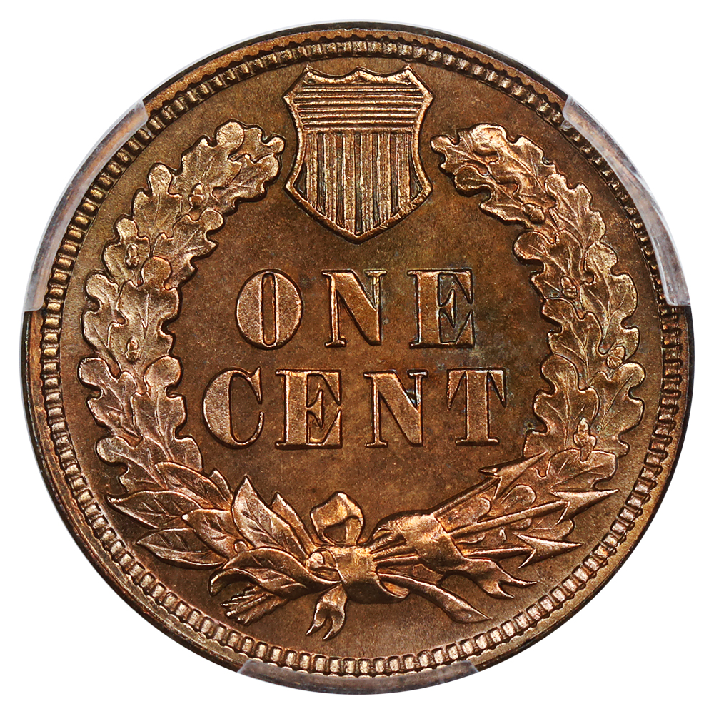 1890 1c PR RB PR65 RB CAC thumbnail 2