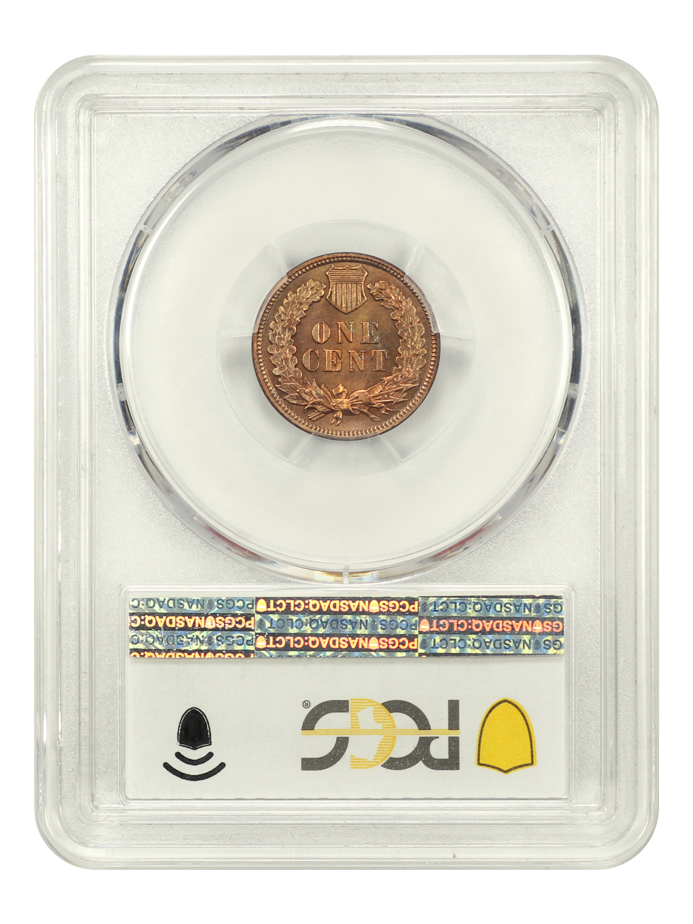 1890 1c PR RB PR65 RB CAC thumbnail 4