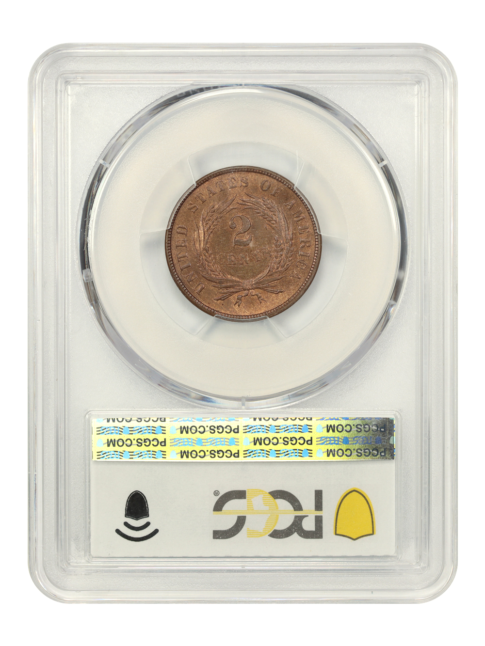 1867 2c MS RB MS65 RB CAC thumbnail 4