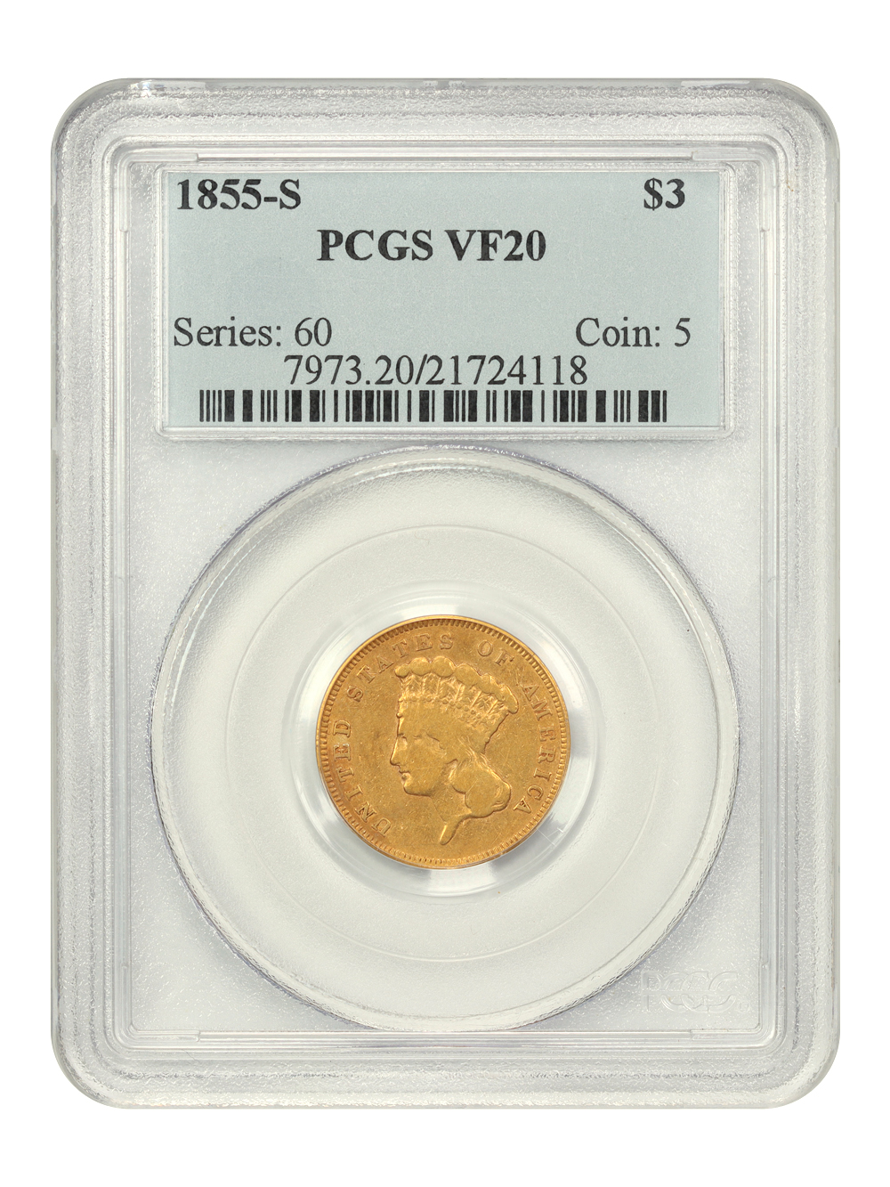 1855-S $3 G6 thumbnail 12