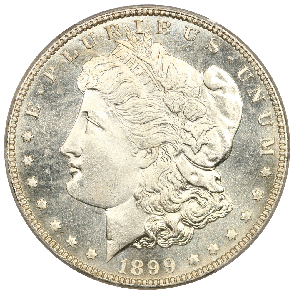 1899 $1 PCGS/CAC MS65 PL