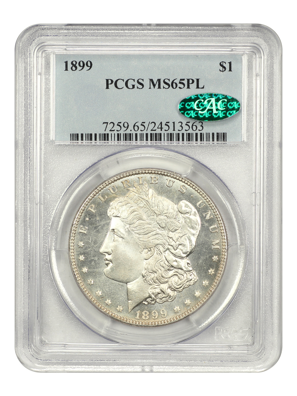 1899 $1  MS PL MS65 PL thumbnail 9