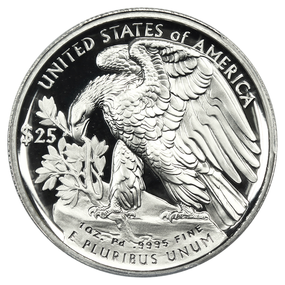 2018-W $25  Palladium Eagle PR DCAM PR67 DCAM thumbnail 23