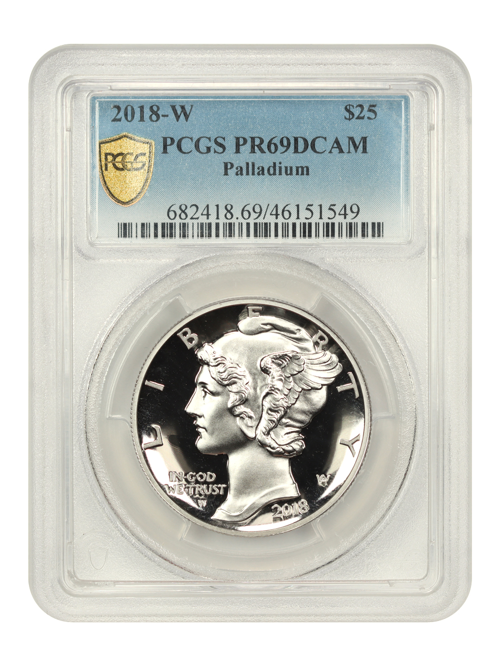 2018-W $25  Palladium Eagle PR DCAM PR67 DCAM thumbnail 24