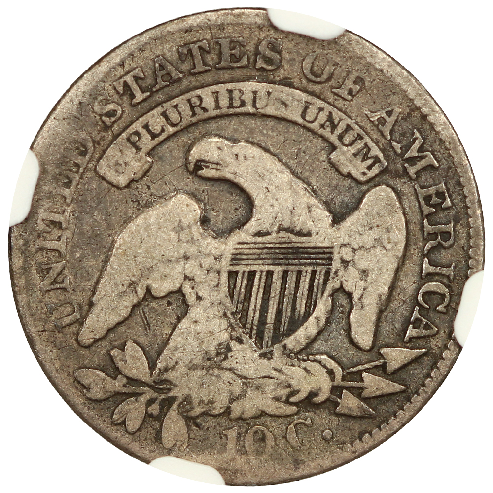 1835 10c AG3 CAC thumbnail 22