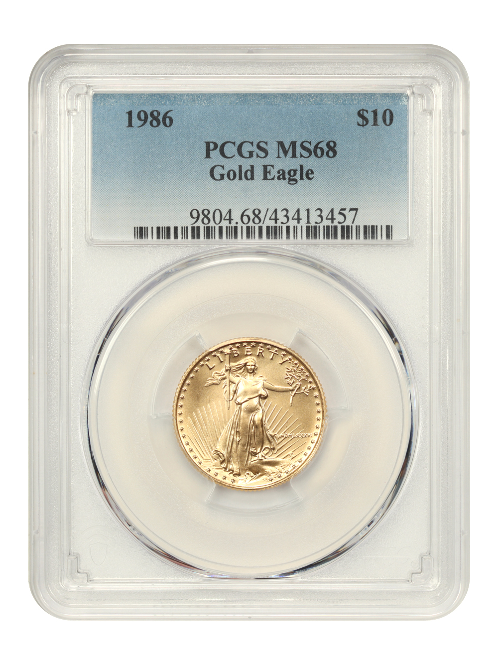 1986 $10  Gold Eagle MS64 CAC thumbnail 25