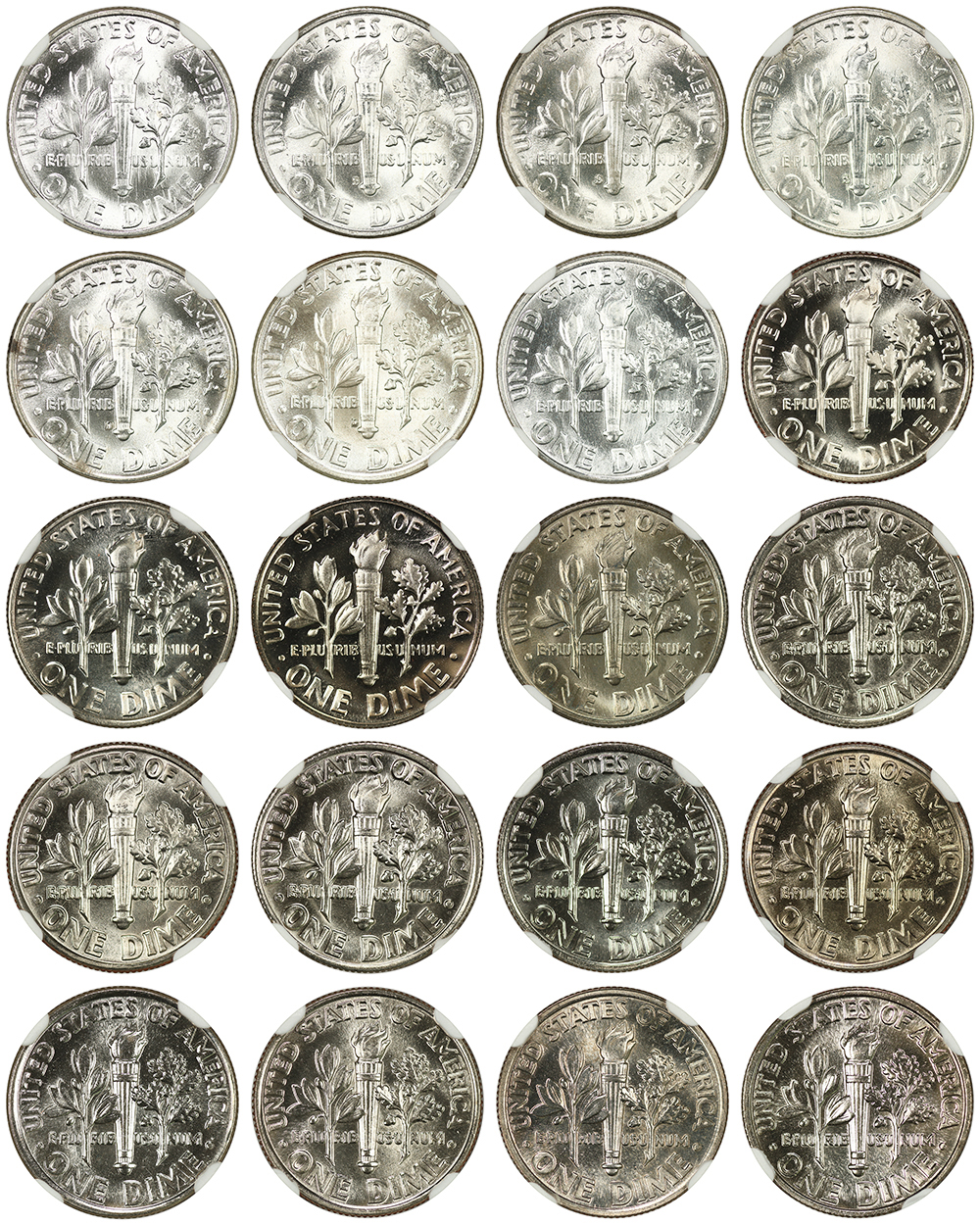 1946 10c MS FB MS66 FB thumbnail 7