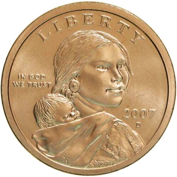 2007-D $1 Sacagawea, Satin Finish MS