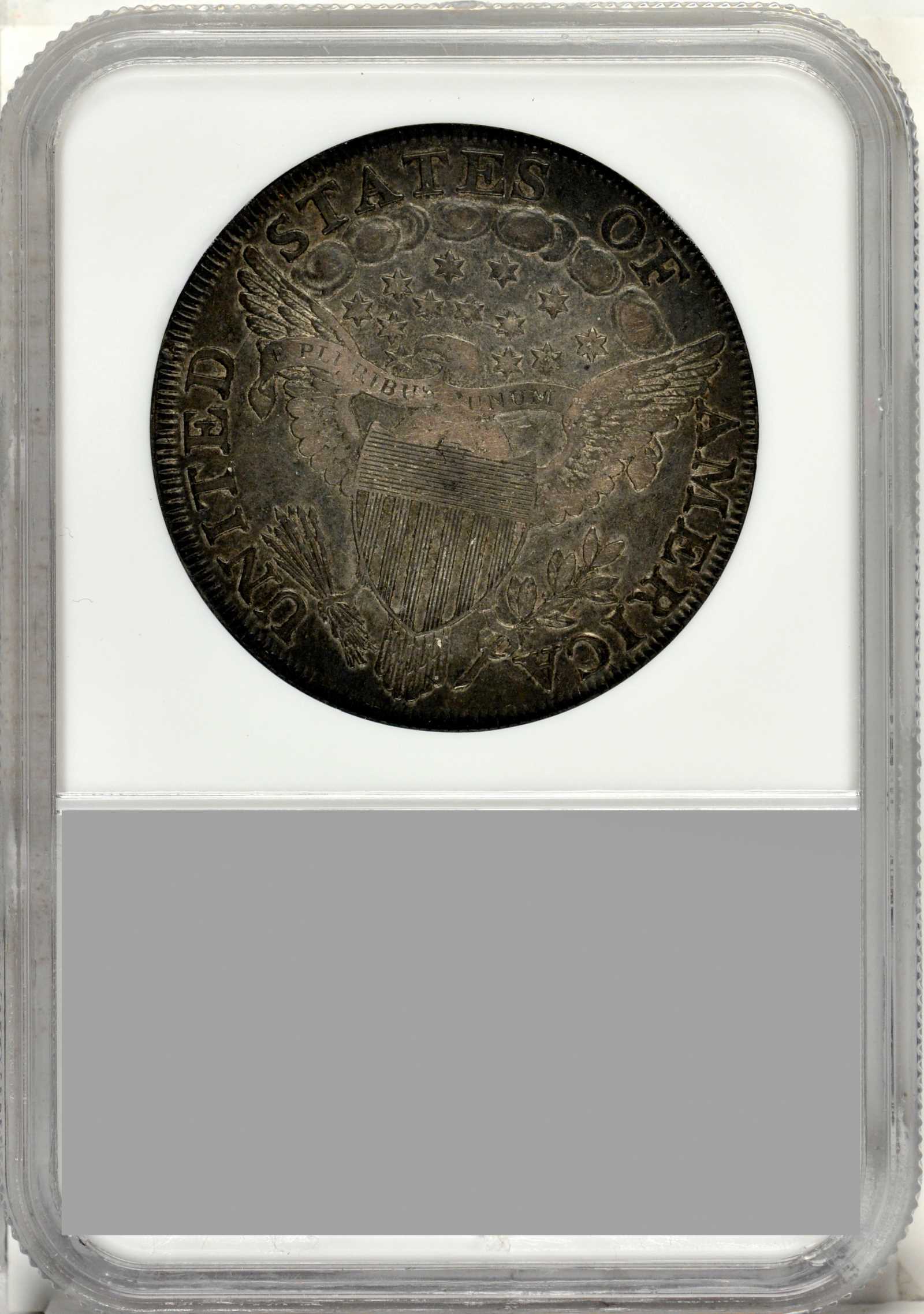 1798 $1  Large Eagle, Pointed 9, Close Date, B-30, BB-116 F15 CAC thumbnail 15