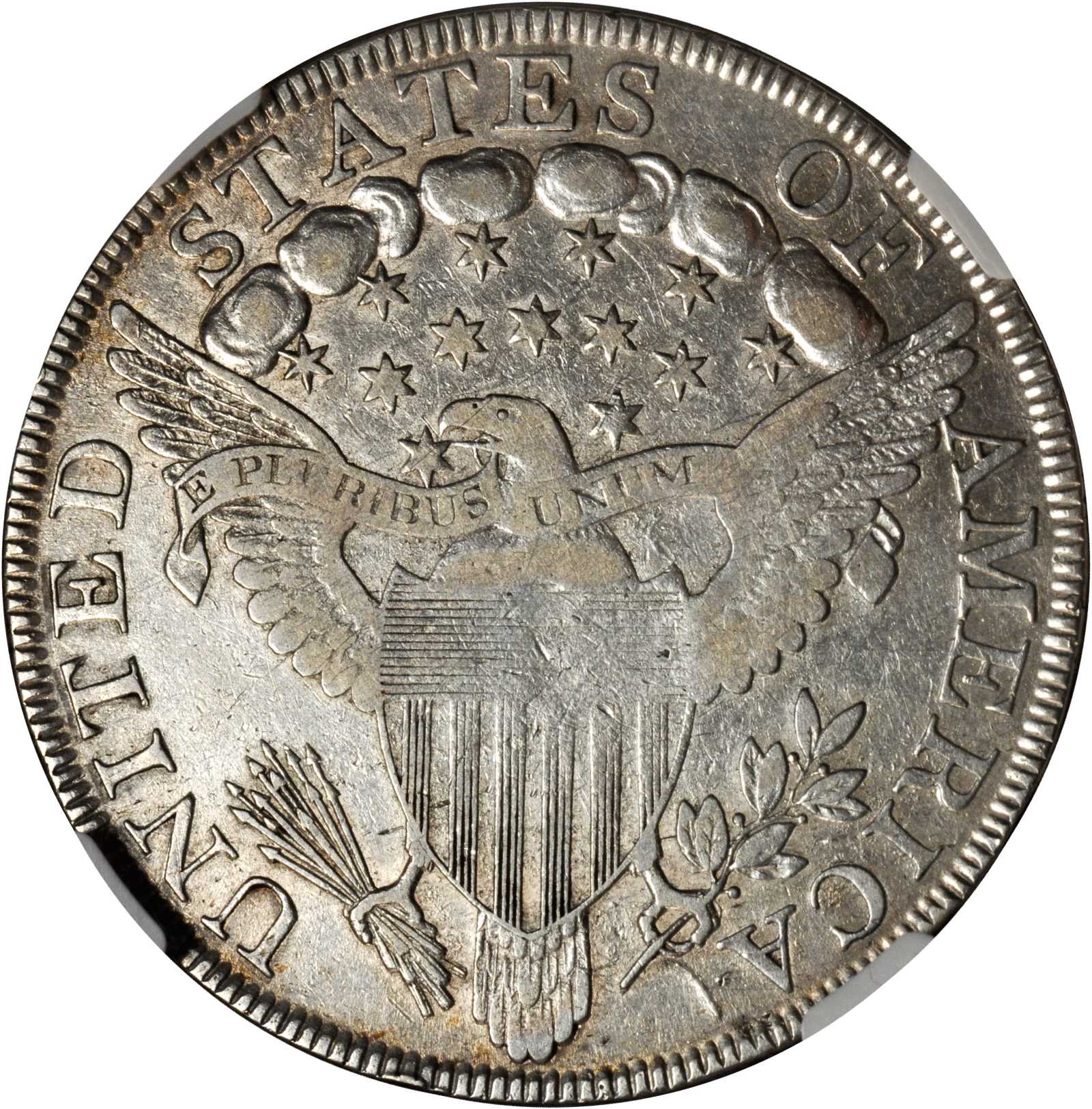 1800 $1  Wide Date, Low 8, AMERICAI, B-11, BB-191 VG10 CAC thumbnail 17