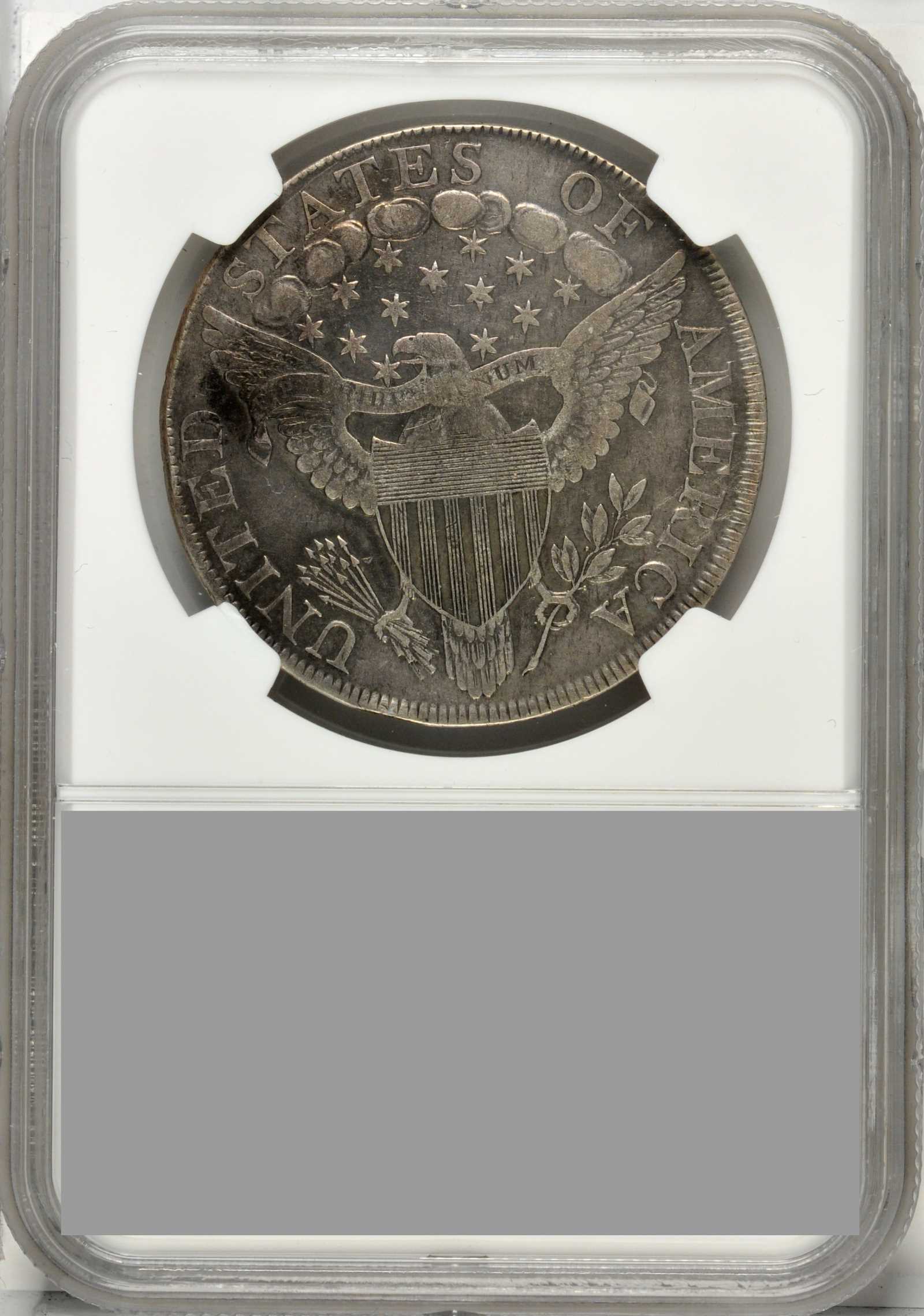 1798 $1  Large Eagle, Pointed 9, Wide Date, B-12, BB-120 VG10 CAC thumbnail 11