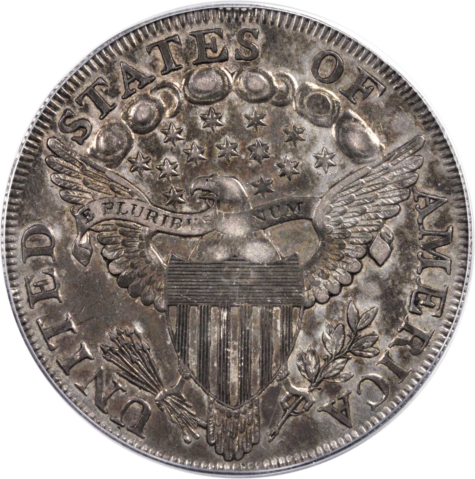 1798 $1  Large Eagle, Pointed 9, 5 Berries, B-10, BB-109 AU55 thumbnail 9