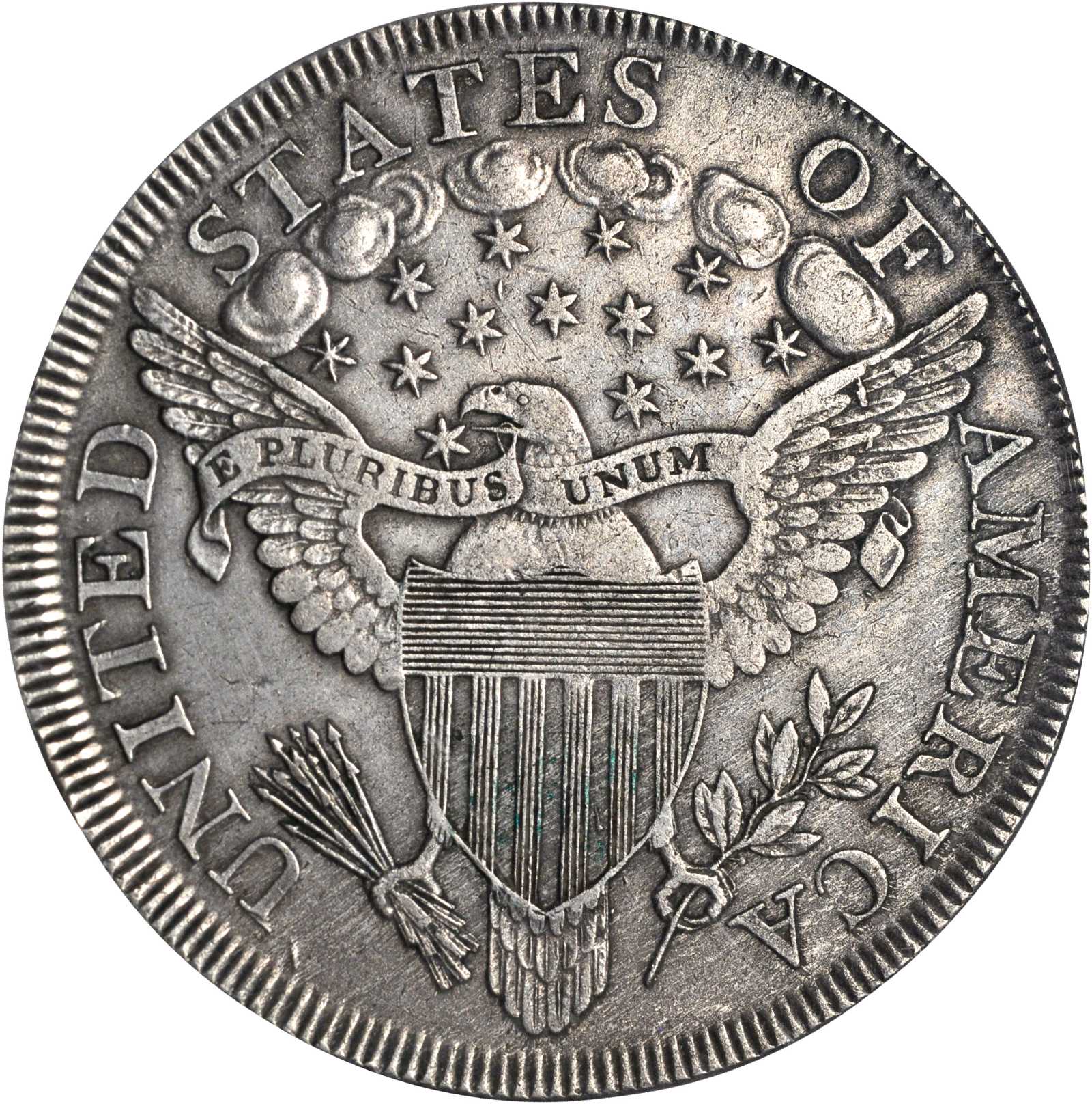 1800 $1  B-12, BB-184 G6 CAC thumbnail 6