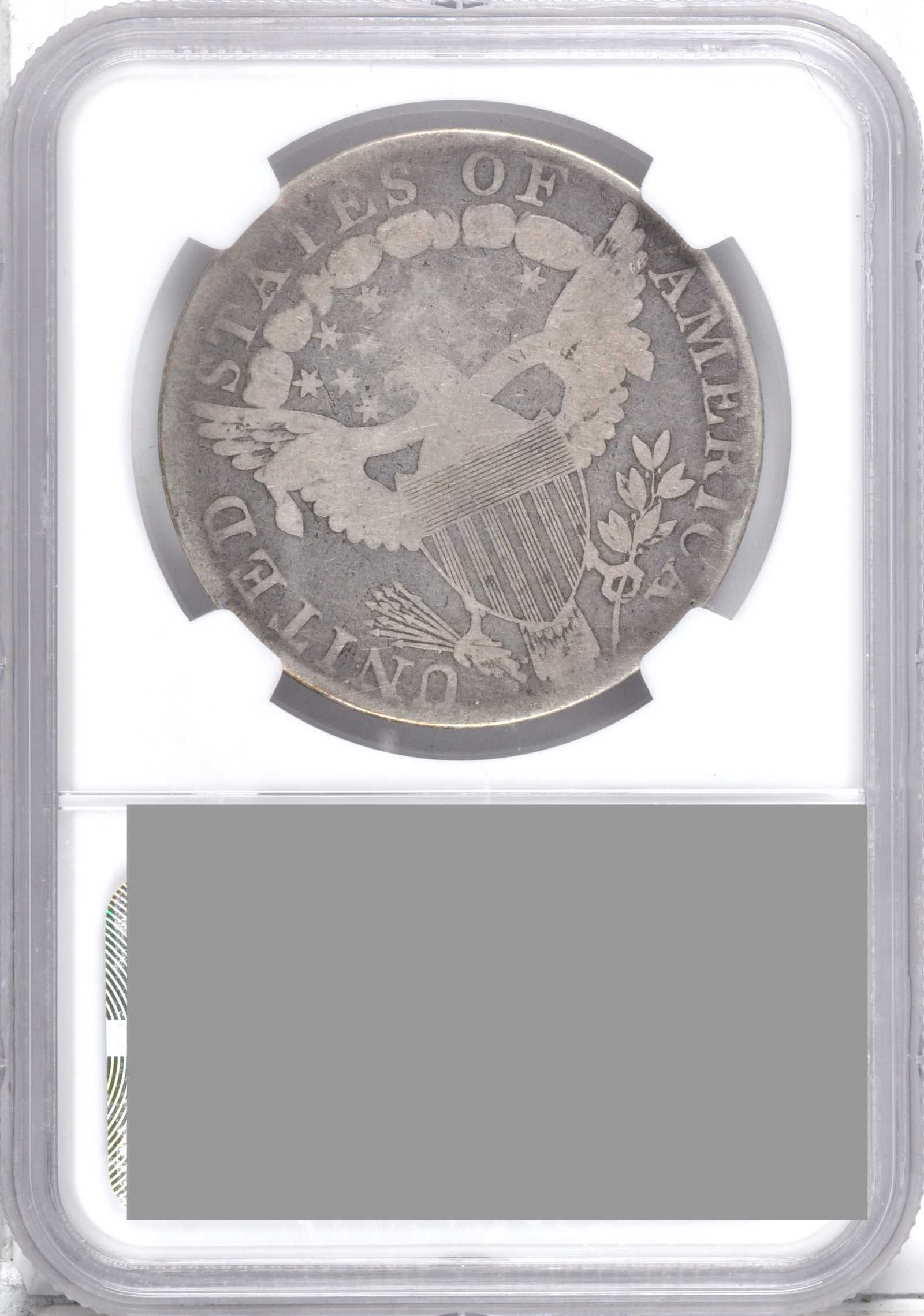 1798 $1  Large Eagle, Pointed 9, Wide Date G4 thumbnail 5