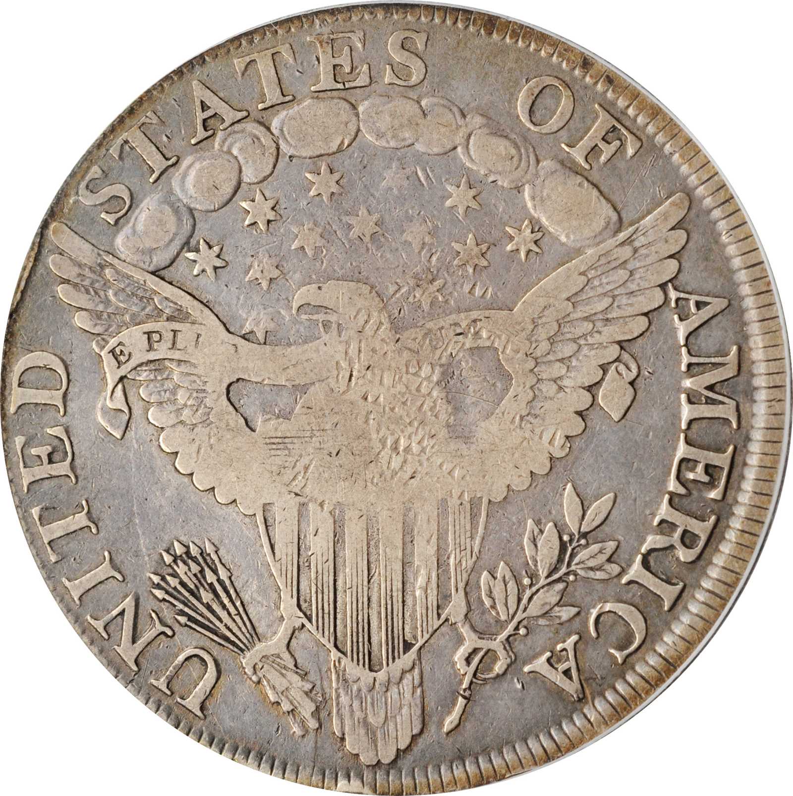 1798 $1  Large Eagle, Pointed 9, Close Date, B-28, BB-118 G6 thumbnail 2
