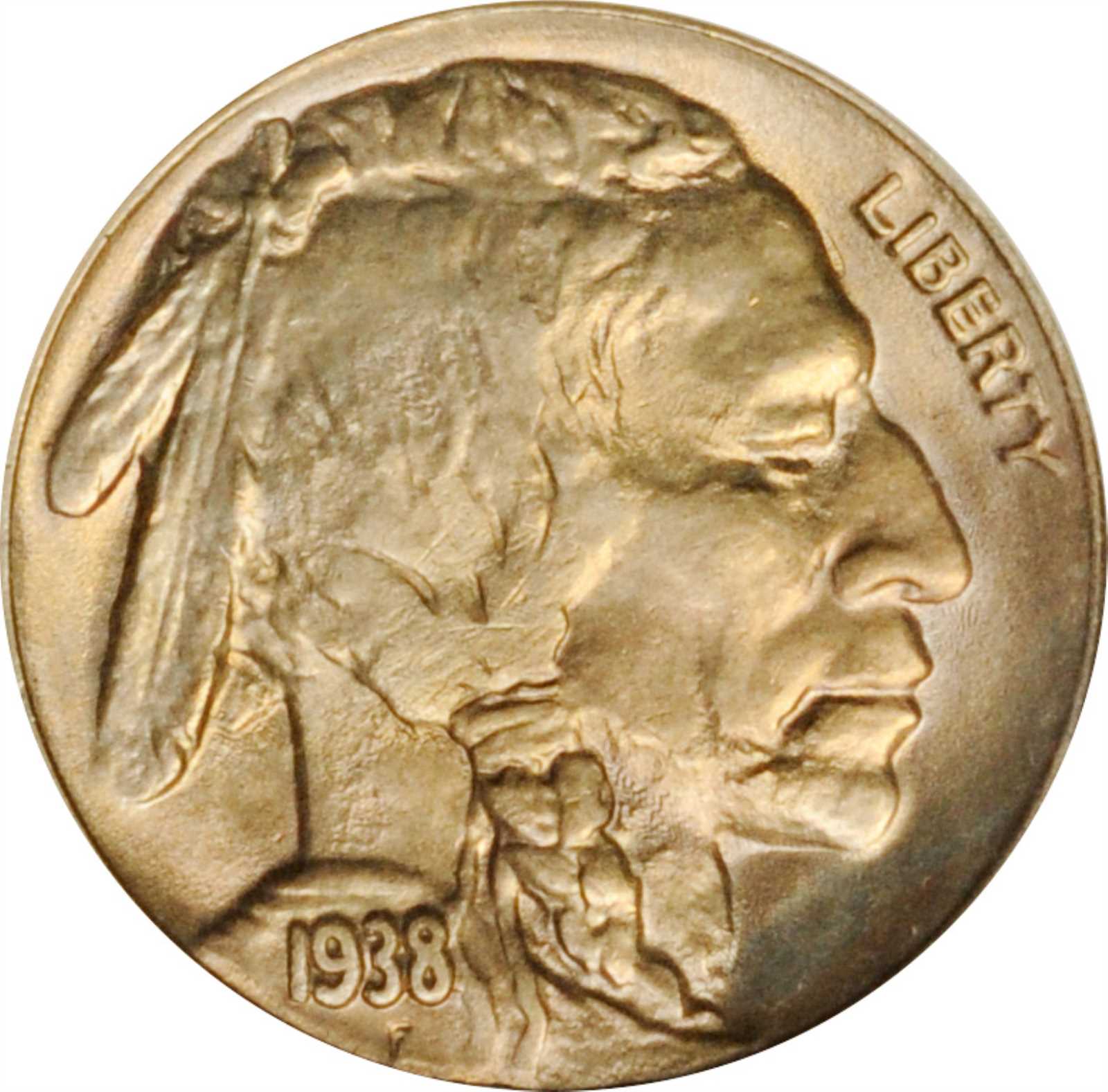 1938-D/S Buffalo Nickel. FS-513, OMM-2. MS-64 (ANACS). OH.