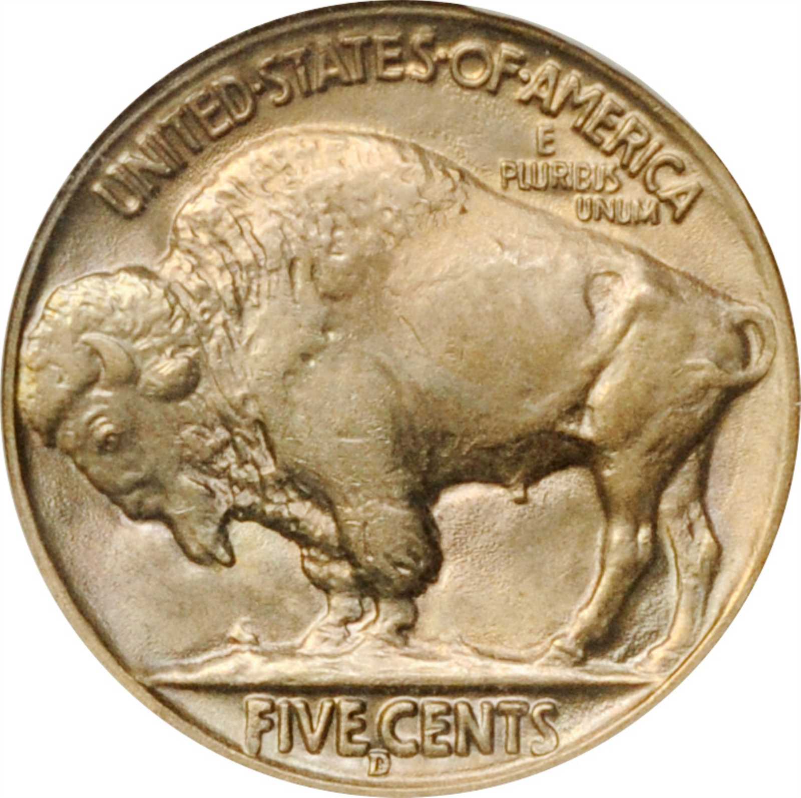 1938-D/S 5c Buffalo, OMM, FS-513 VF35 thumbnail 2