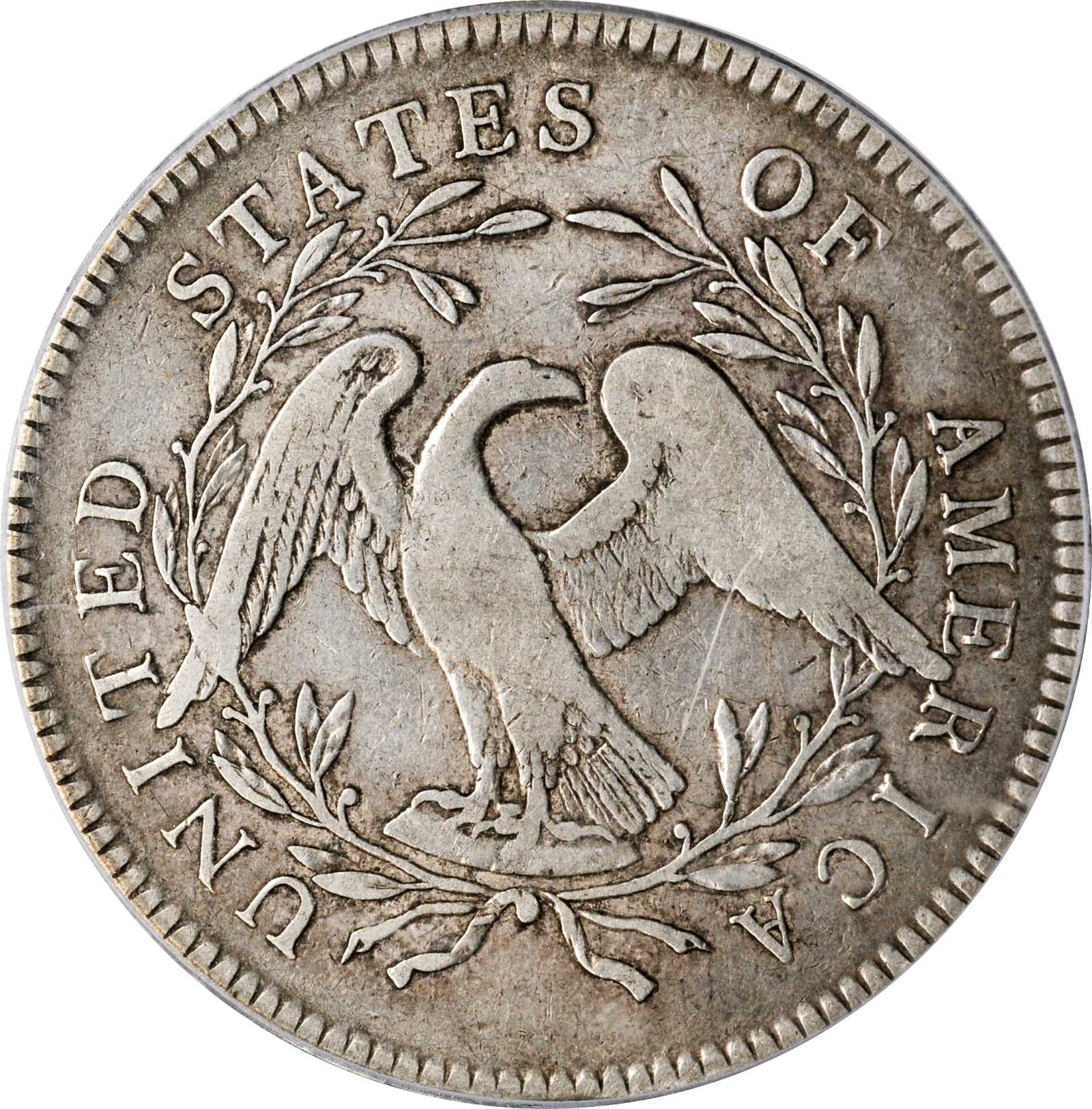 1795 $1  Flowing Hair, 2 Leaves, B-9, BB-13 VF25 thumbnail 4