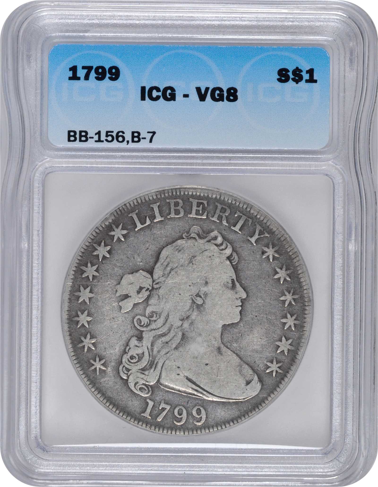 1799 $1  7x6 Stars, B-7, BB-156 F12 thumbnail 6