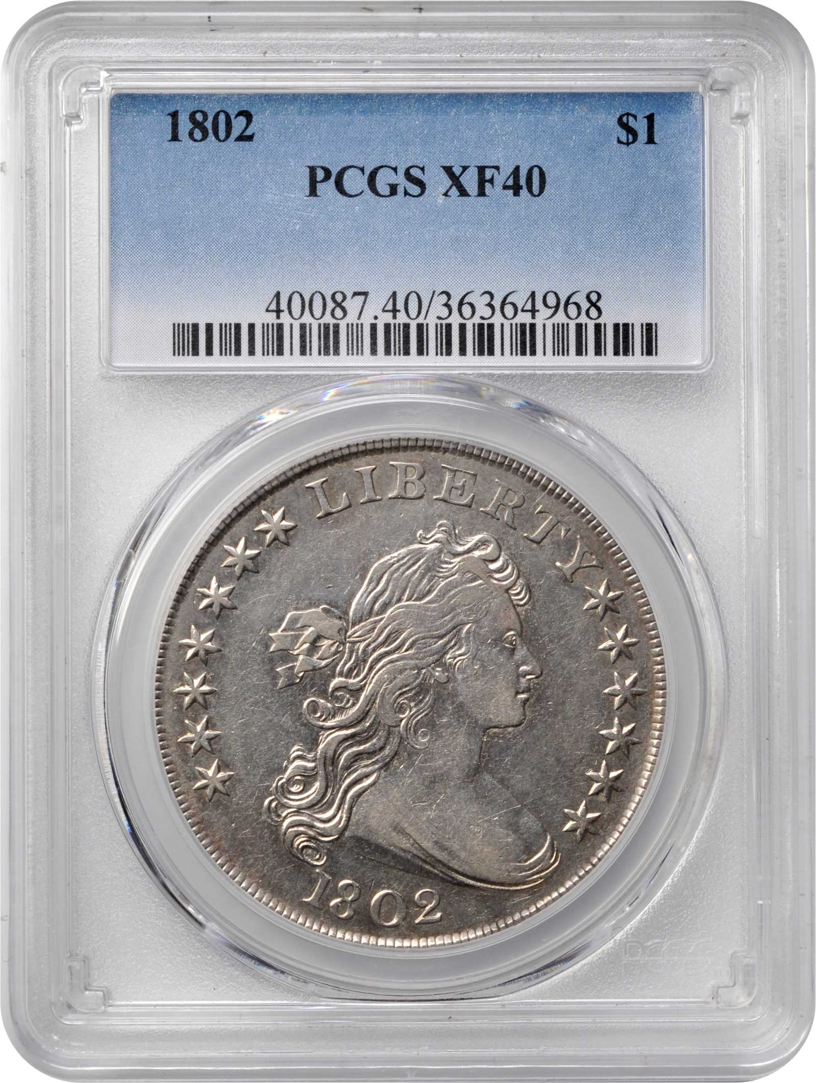 1802 $1 VF35 thumbnail 11