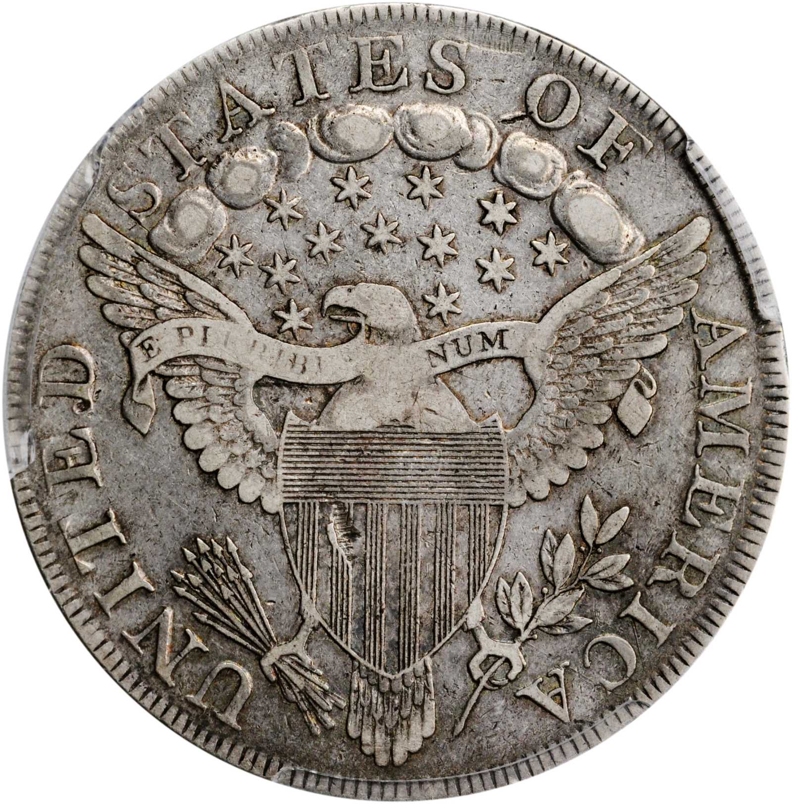 1798 $1  Large Eagle, Pointed 9, 5 Berries, B-11, BB-111 VG10 thumbnail 7