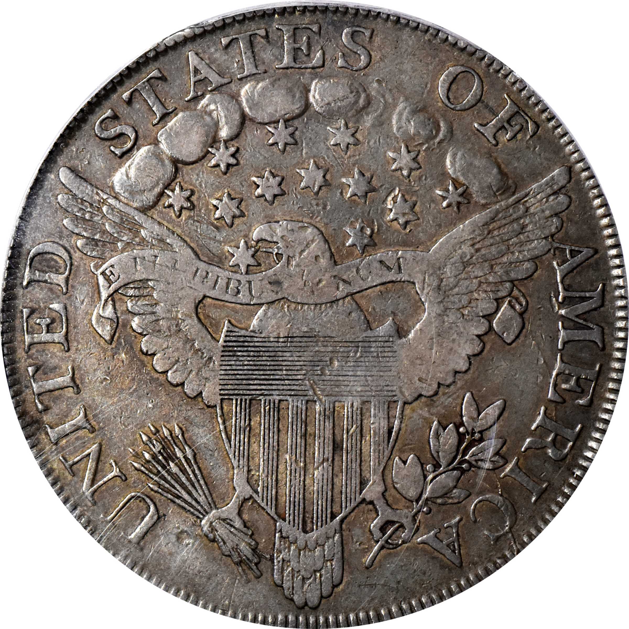 1800 $1  Wide Date, Low 8, B-10, BB-190 G4 thumbnail 8