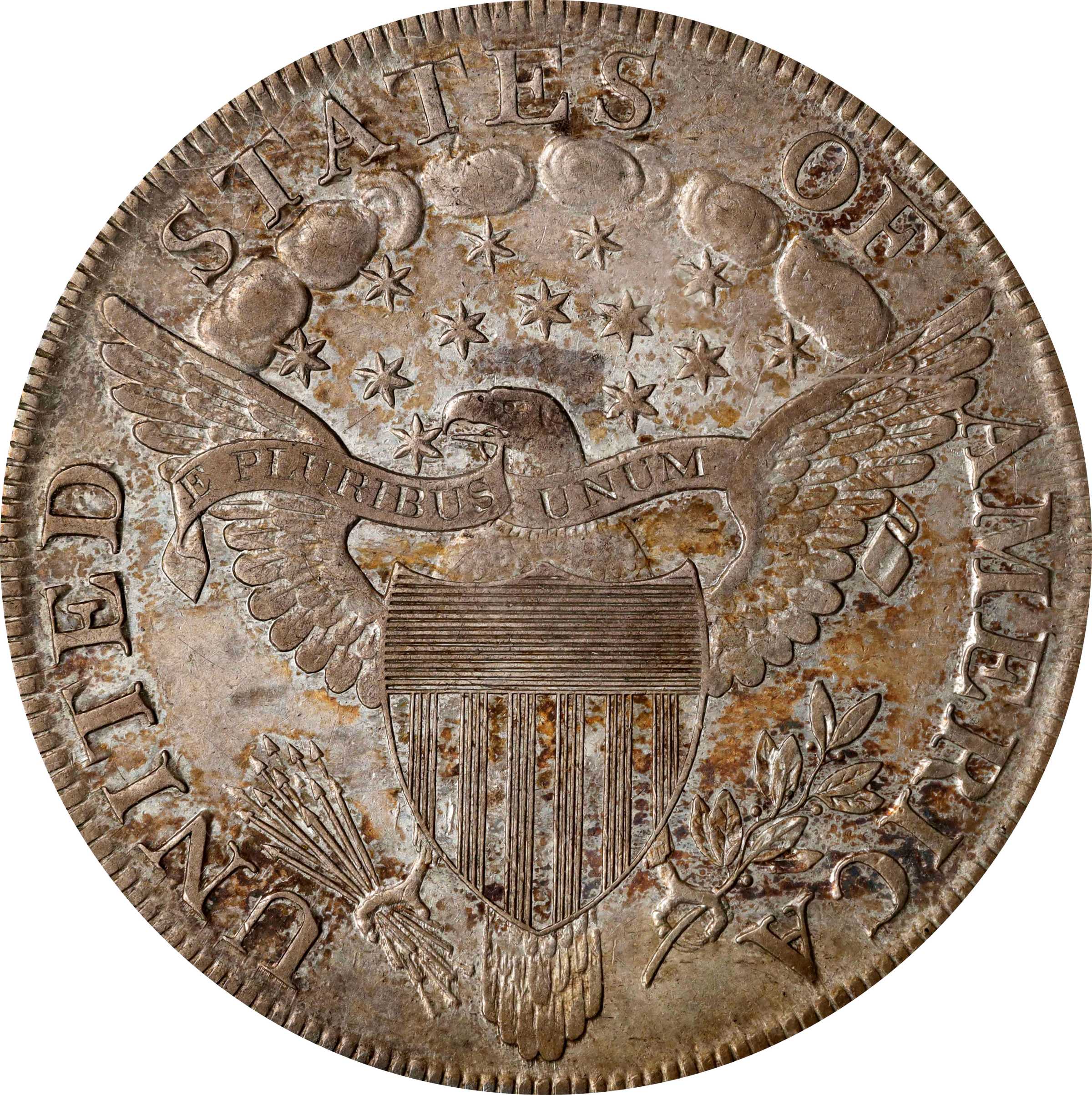 1802/1 $1  Wide Date, B-3, BB-234 XF45 CAC thumbnail 2