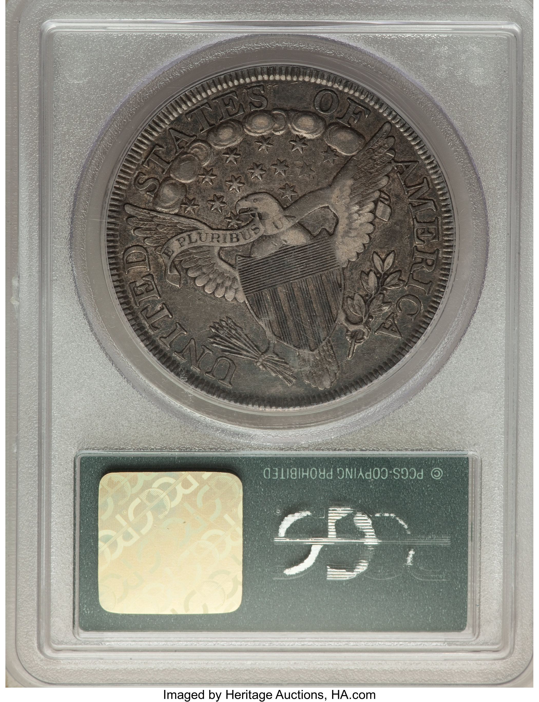 1800 $1  B-4, BB-186 VF35 CAC thumbnail 2