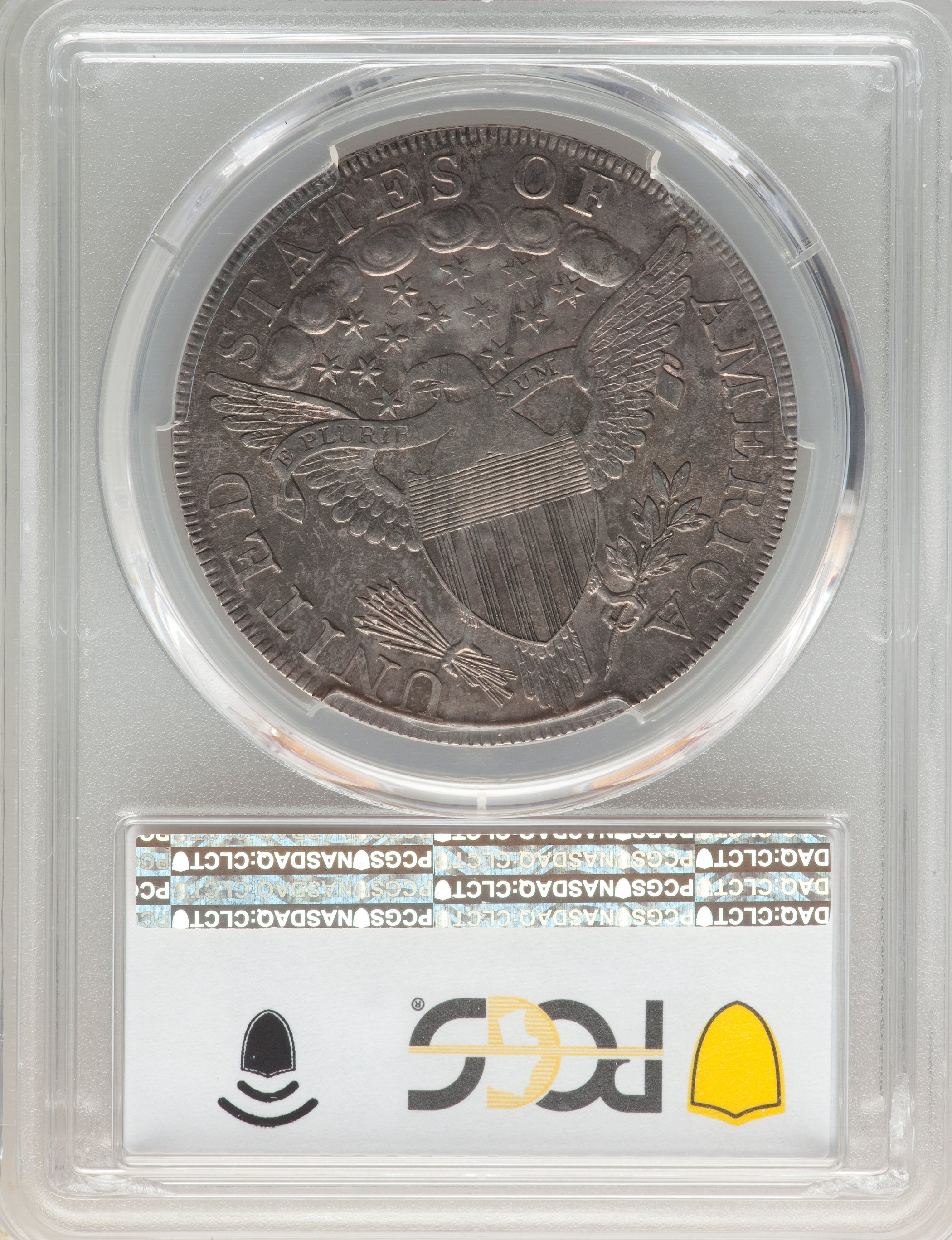 1798 $1  Large Eagle, Pointed 9, Wide Date, B-15, BB-112 MS63 thumbnail 4