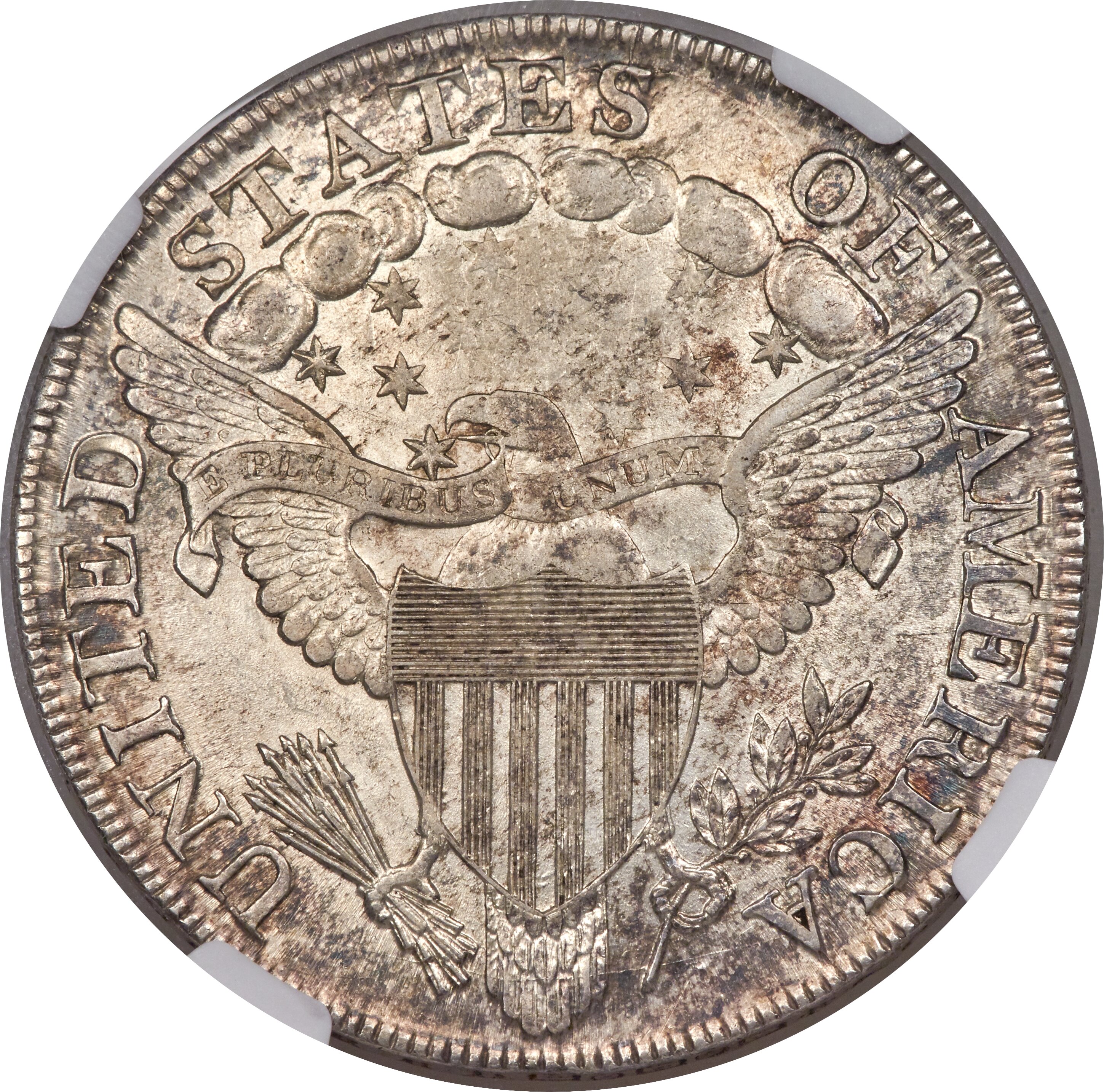 1799 $1  7x6 Stars, B-8, BB-165 AU58 thumbnail 3