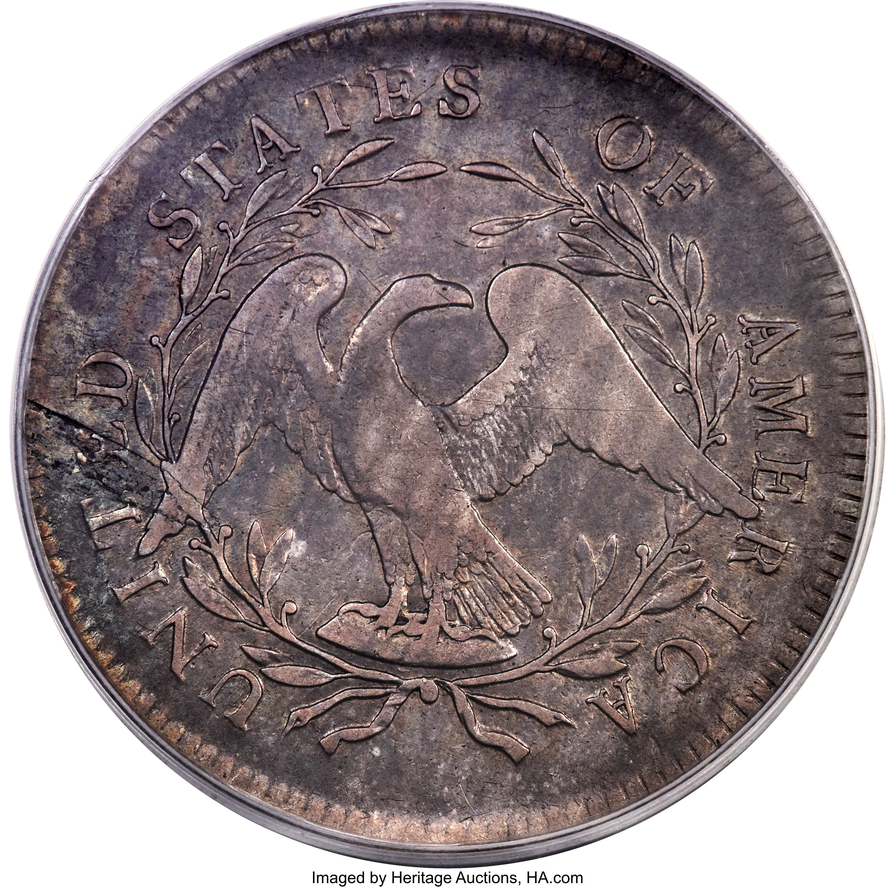 1795 $1  Flowing Hair, 2 Leaves, B-9, BB-13 P1 thumbnail 13