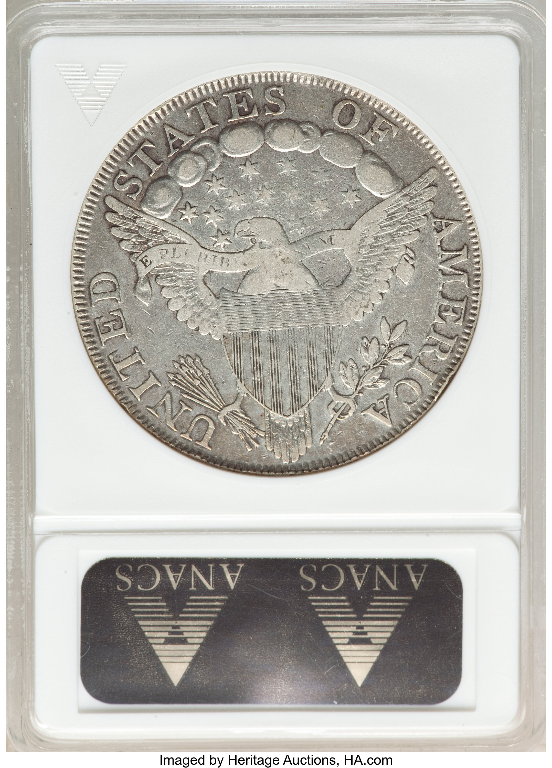 1798 $1  Large Eagle, Pointed 9, 5 Berries, B-10, BB-109 AG3 CAC thumbnail 11