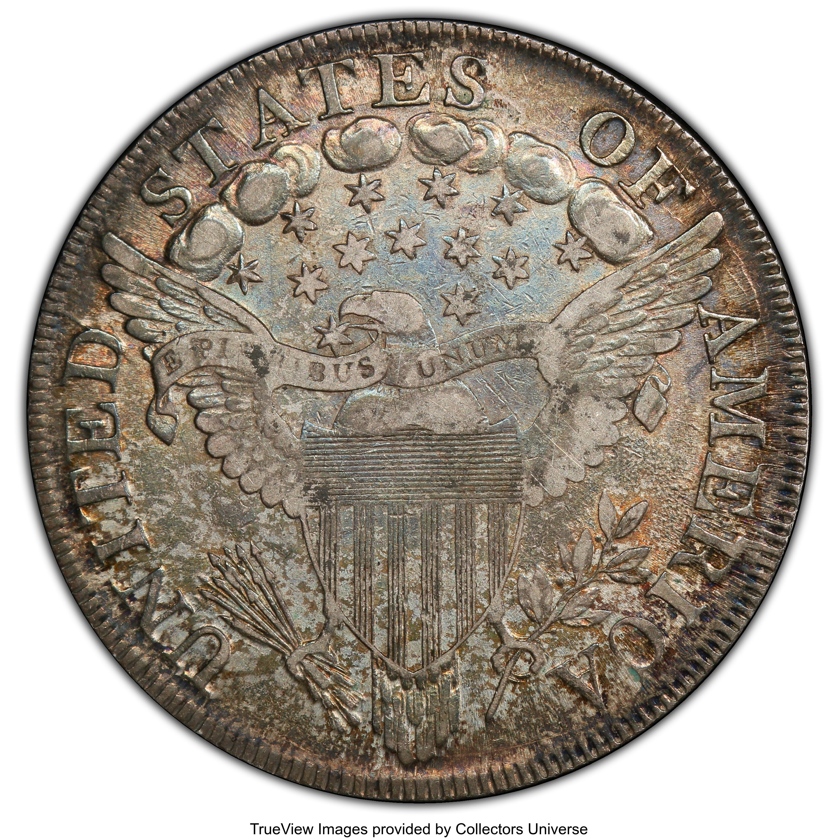1799/8 $1  13 Stars Reverse, B-2, BB-143 AG2 thumbnail 22
