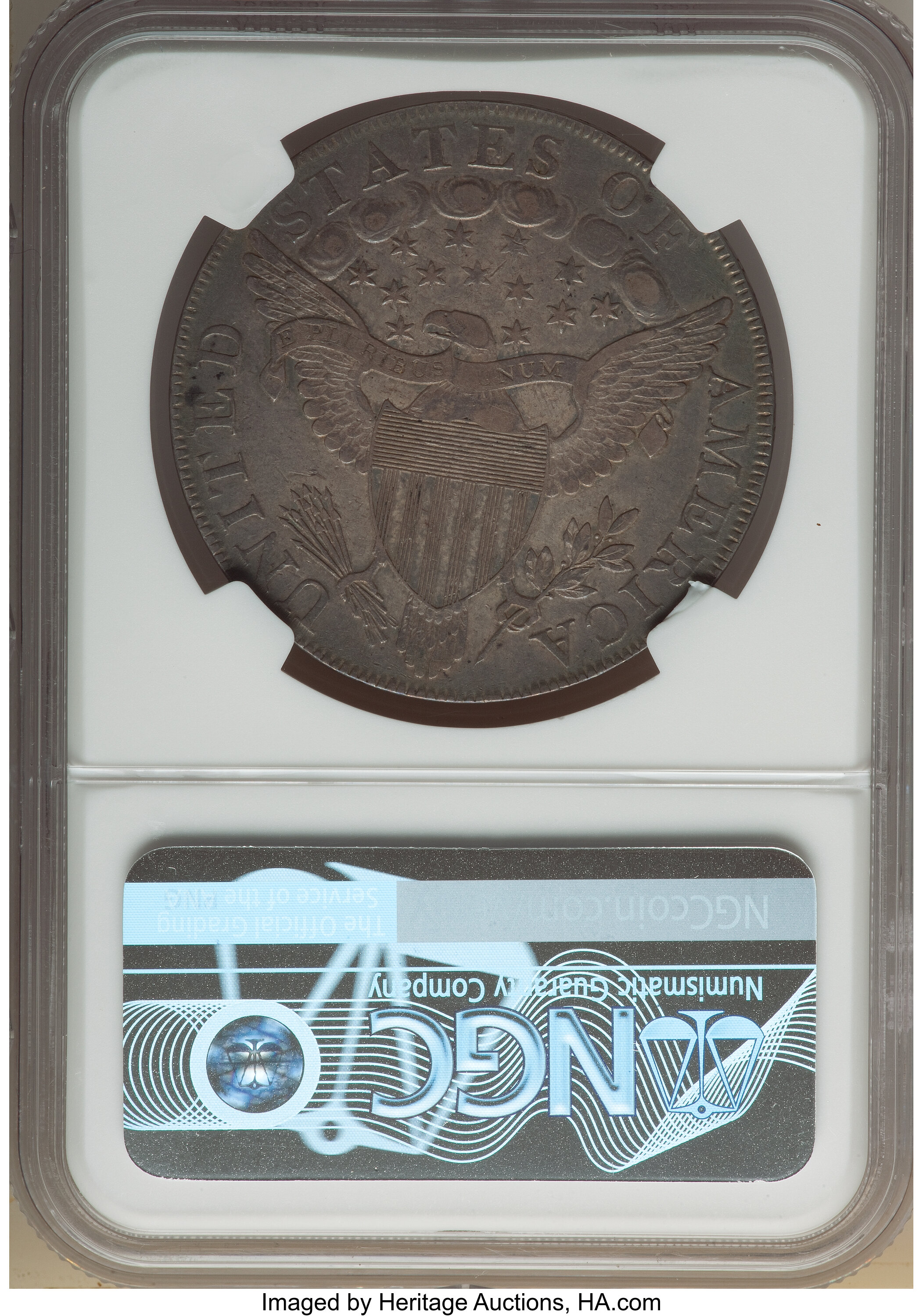 1798 $1  Large Eagle, Pointed 9, Wide Date, B-16, BB-110 MS60 thumbnail 12