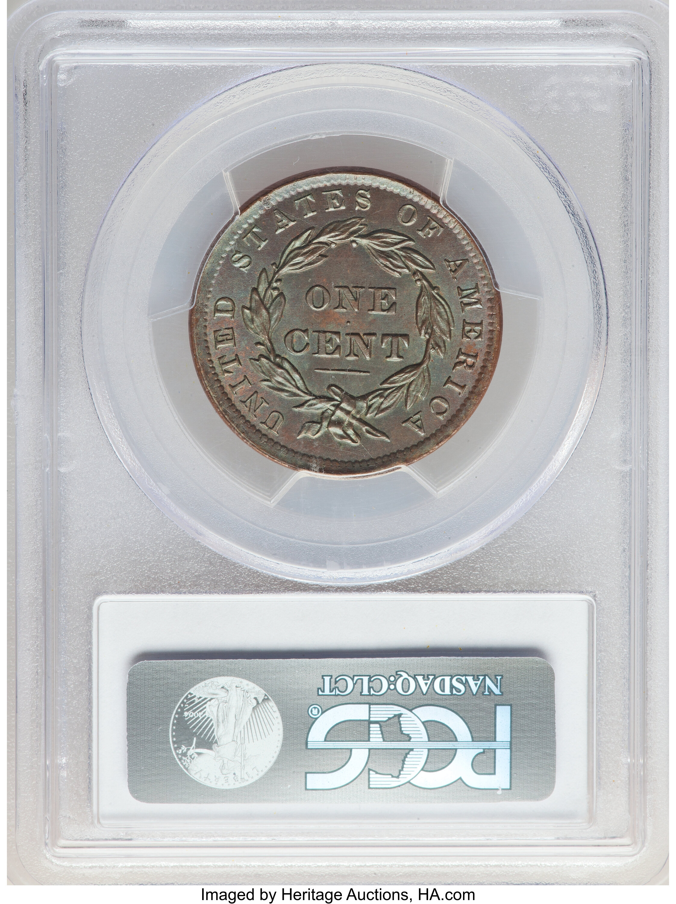 1837 1c Head of 1838, N-9 MS BN MS66 BN CAC thumbnail 11