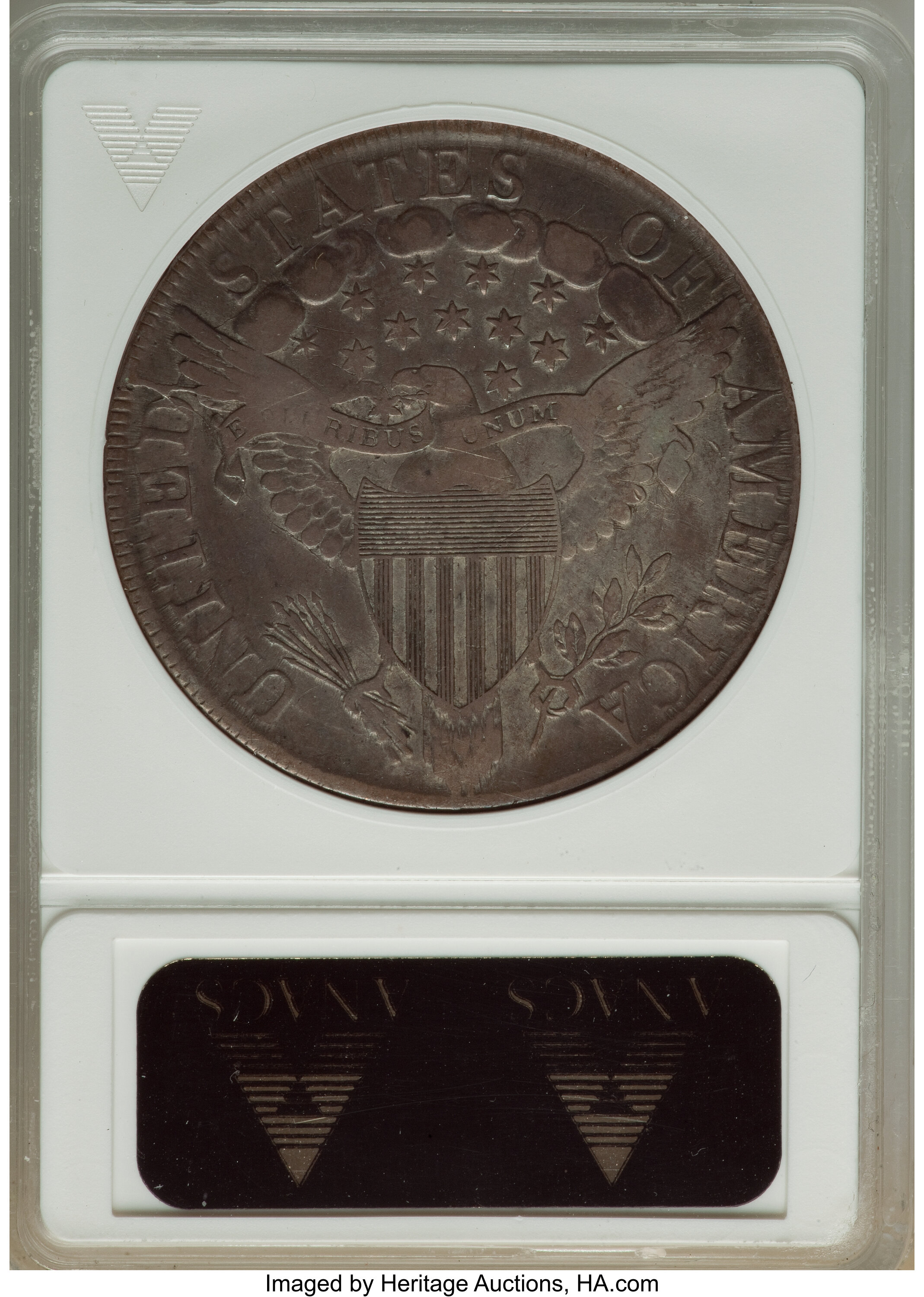 1799 $1  Irregular Date, 13 Stars VF25 CAC thumbnail 2