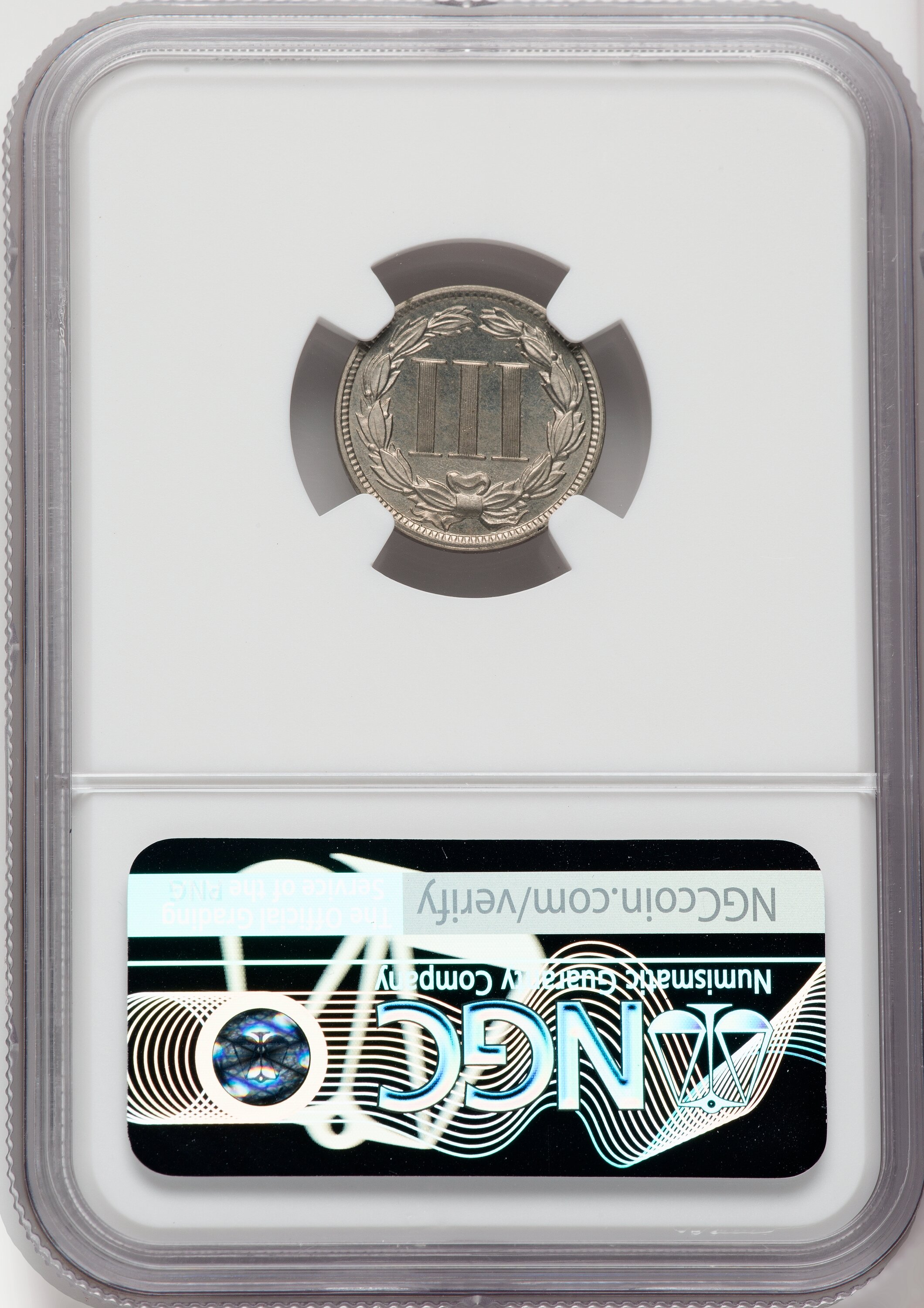 1887/6 3cN Strong Overdate PR CAM PR64 CAM thumbnail 2