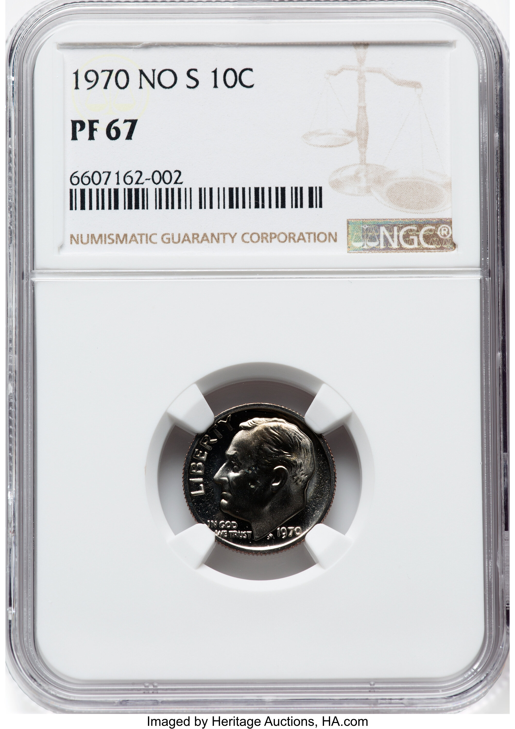 1970 10c No S PR67 thumbnail 8