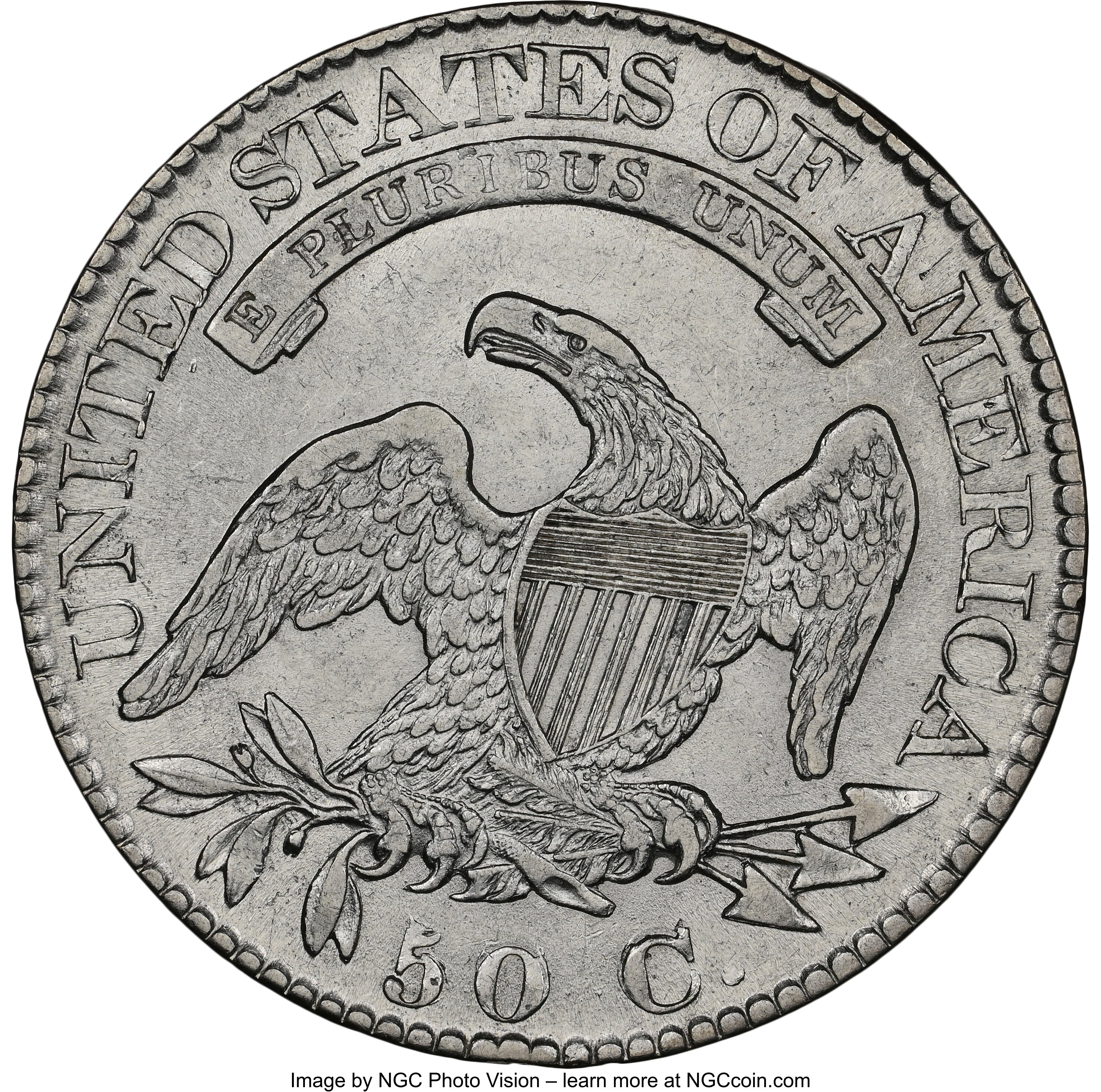 1825 50c O-111 AU55 CAC thumbnail 9