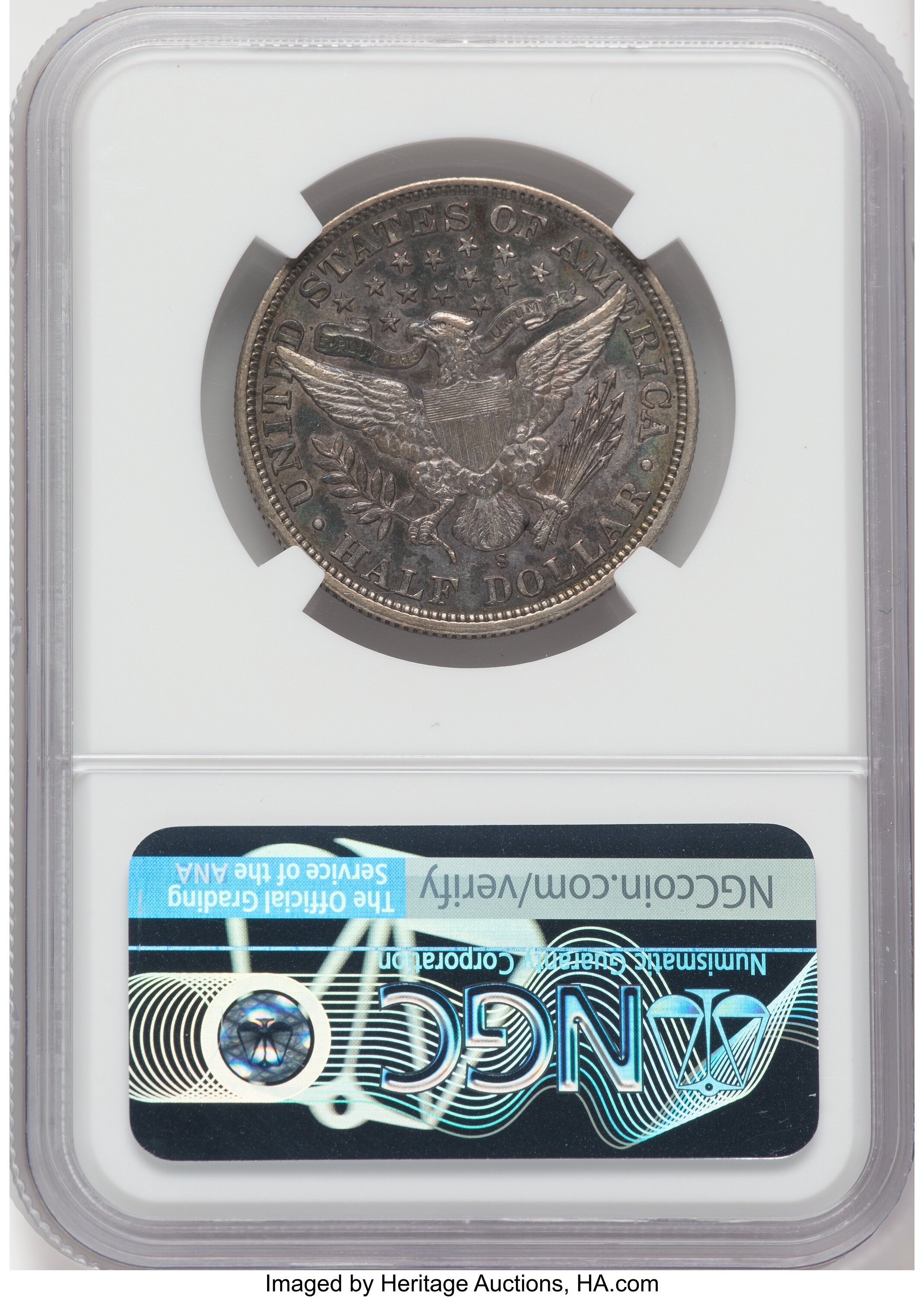 1907-S 50c AU53 thumbnail 2