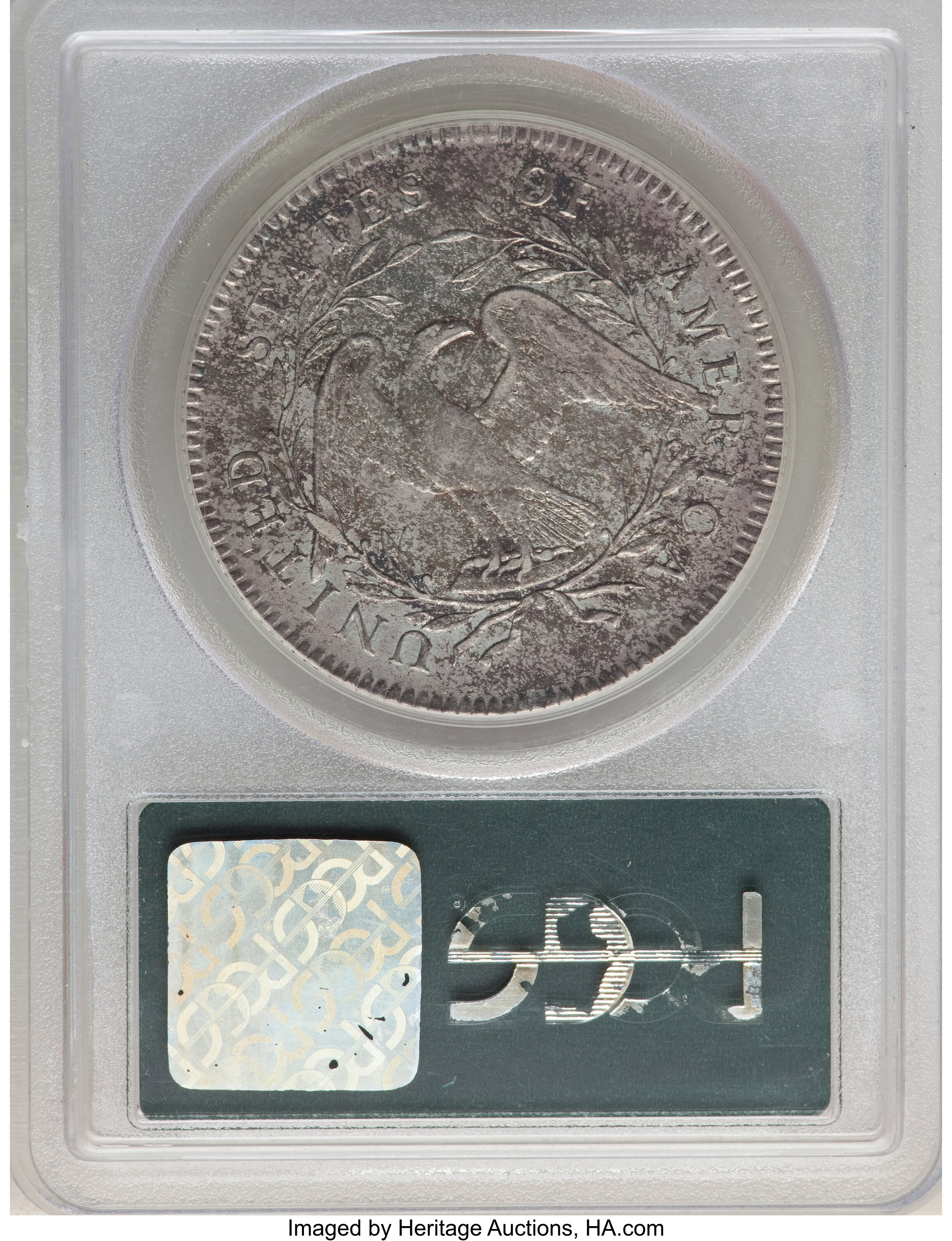 1795 $1  Flowing Hair, 2 Leaves, B-9, BB-13 MS66 thumbnail 24